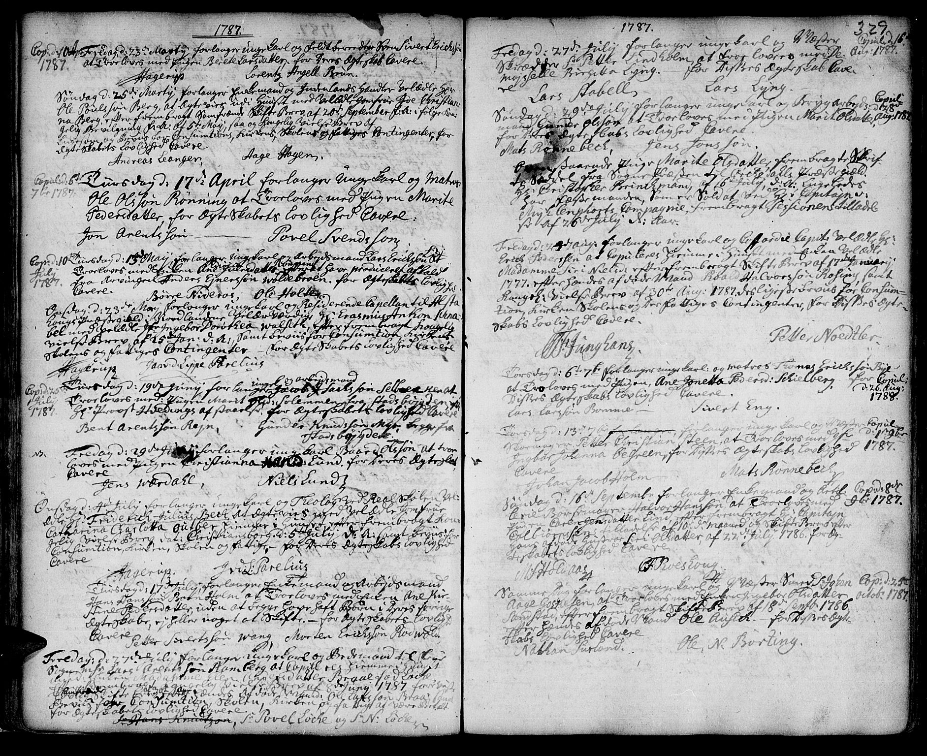 Ministerialprotokoller, klokkerbøker og fødselsregistre - Sør-Trøndelag, AV/SAT-A-1456/601/L0038: Parish register (official) no. 601A06, 1766-1877, p. 329