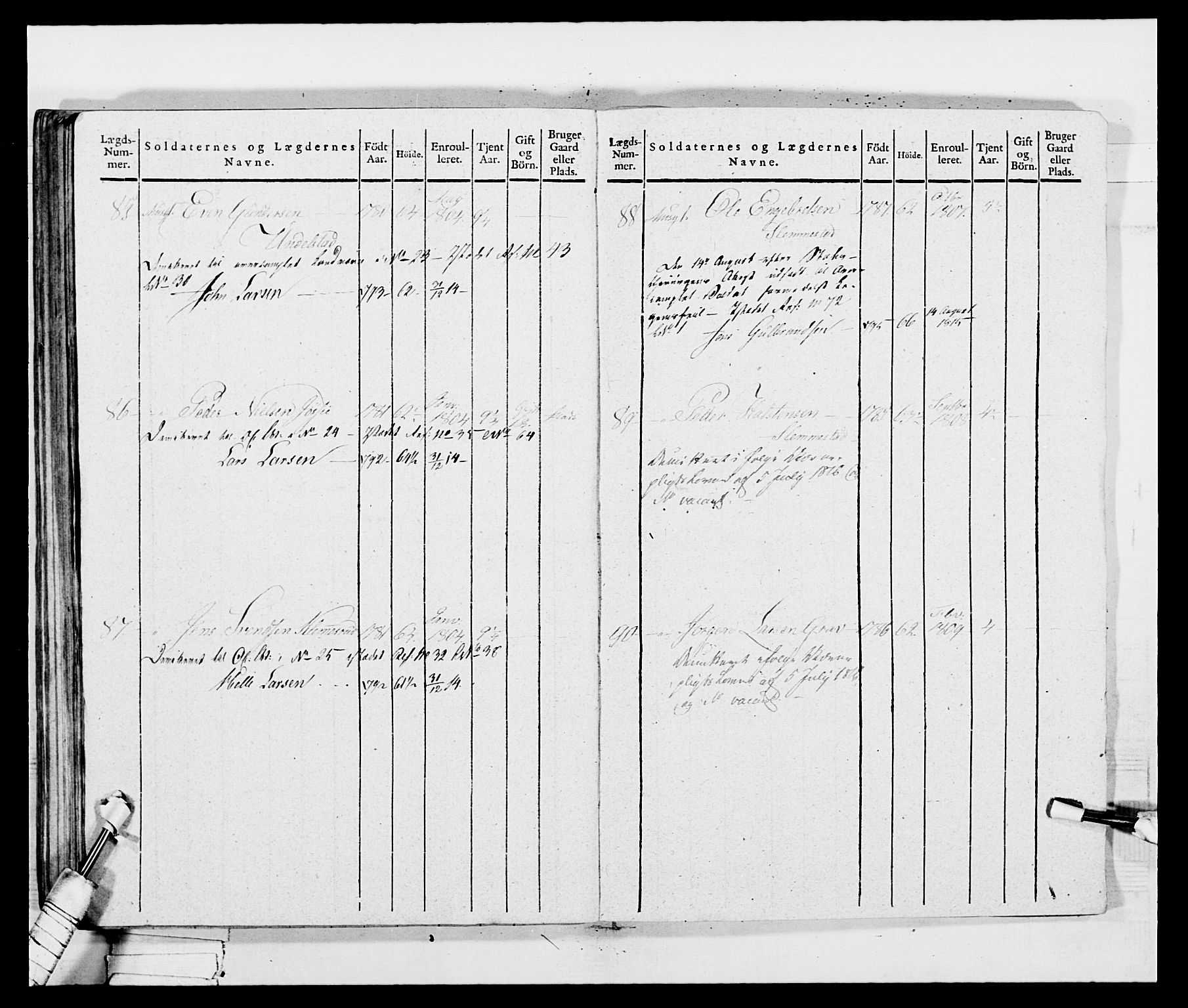 Generalitets- og kommissariatskollegiet, Det kongelige norske kommissariatskollegium, AV/RA-EA-5420/E/Eh/L0035: Nordafjelske gevorbne infanteriregiment, 1812-1813, p. 217