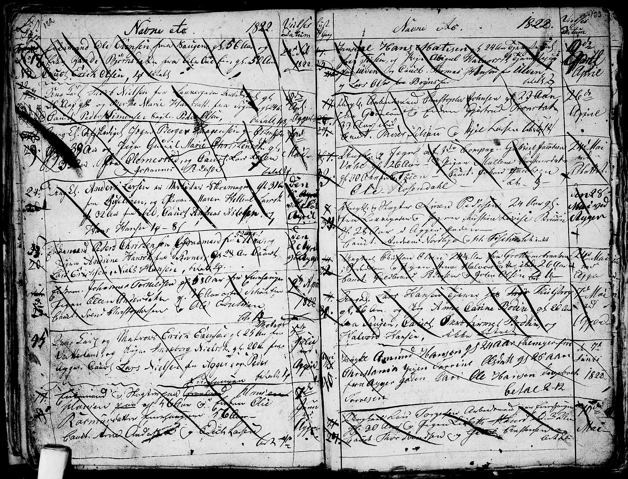 Aker prestekontor kirkebøker, SAO/A-10861/G/L0001: Parish register (copy) no. 1, 1796-1826, p. 122-123