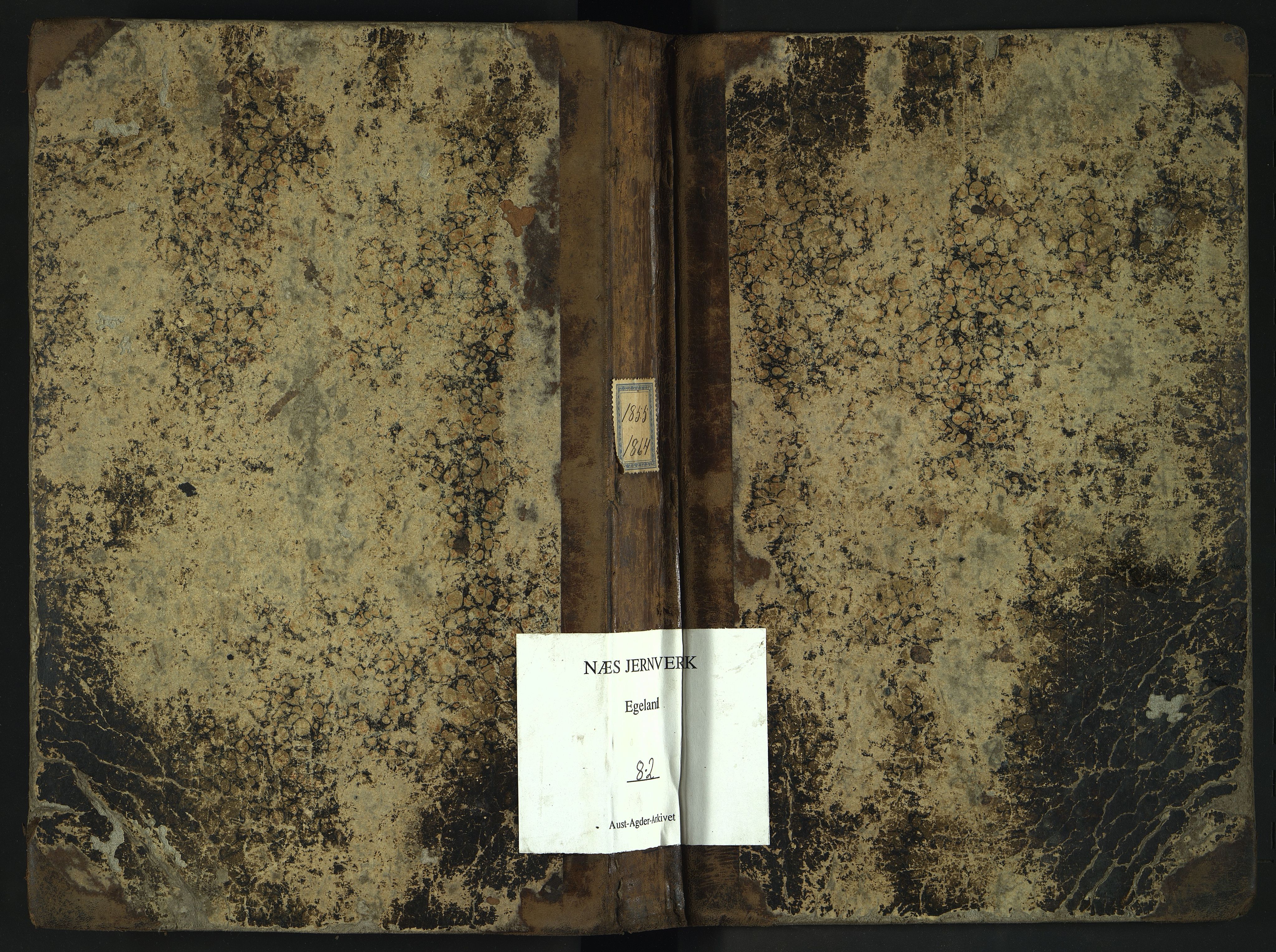 Egelands Verk, NESJ/NJM-002/08/L0002: Journal (saldo), 1855-1864