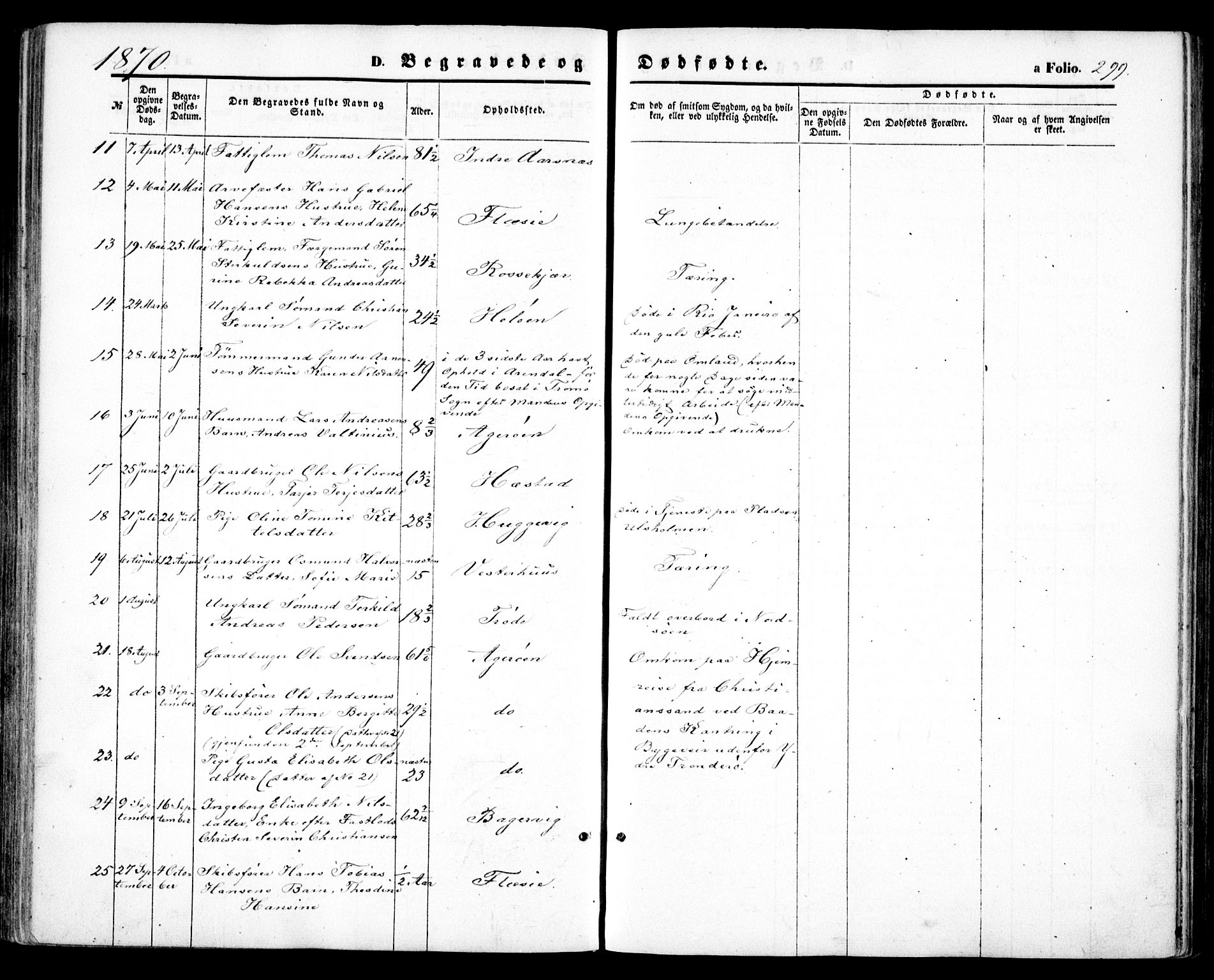 Høvåg sokneprestkontor, SAK/1111-0025/F/Fa/L0004: Parish register (official) no. A 4, 1859-1877, p. 299
