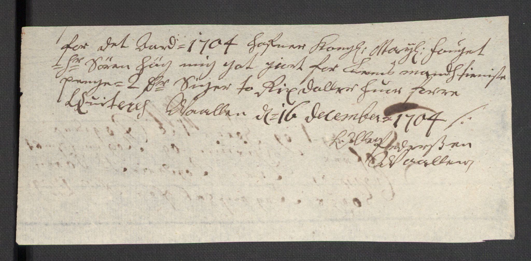 Rentekammeret inntil 1814, Reviderte regnskaper, Fogderegnskap, AV/RA-EA-4092/R30/L1700: Fogderegnskap Hurum, Røyken, Eiker og Lier, 1704-1705, p. 215