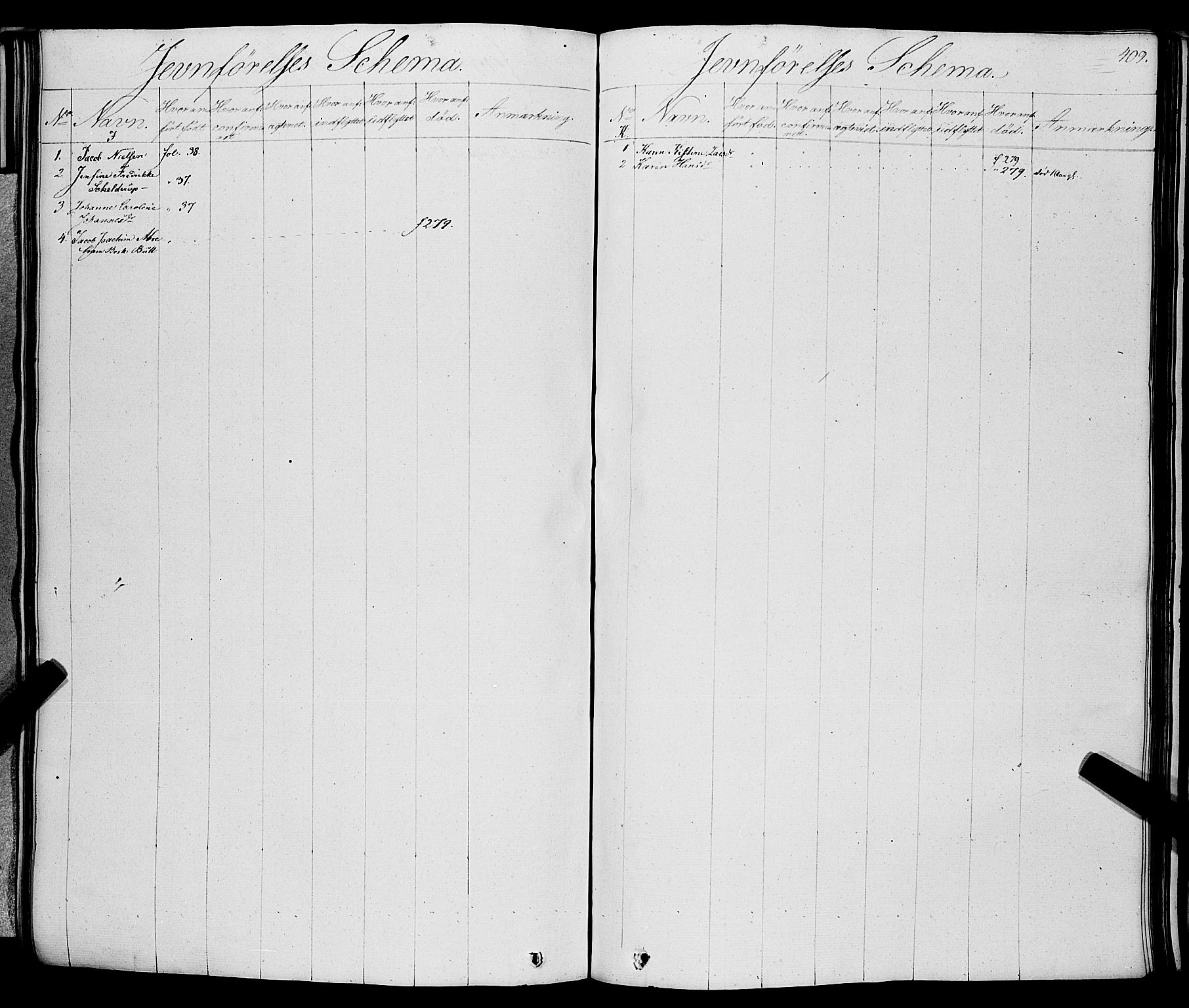 Larvik kirkebøker, AV/SAKO-A-352/F/Fa/L0002: Parish register (official) no. I 2, 1825-1847, p. 409