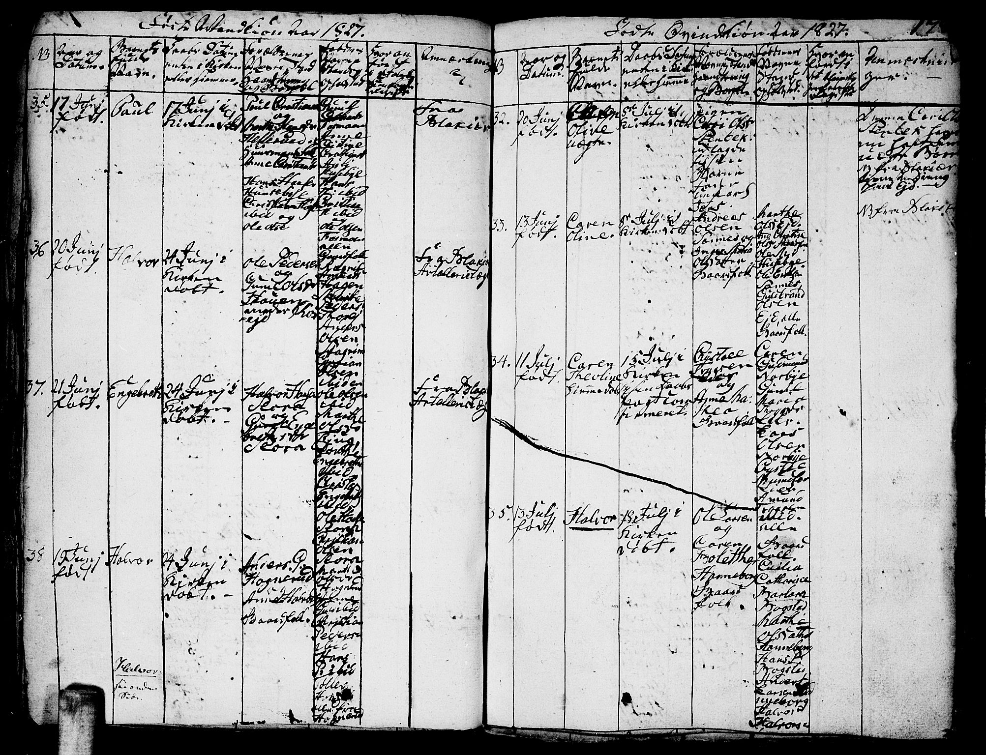 Aurskog prestekontor Kirkebøker, AV/SAO-A-10304a/F/Fa/L0005: Parish register (official) no. I 5, 1814-1829, p. 178