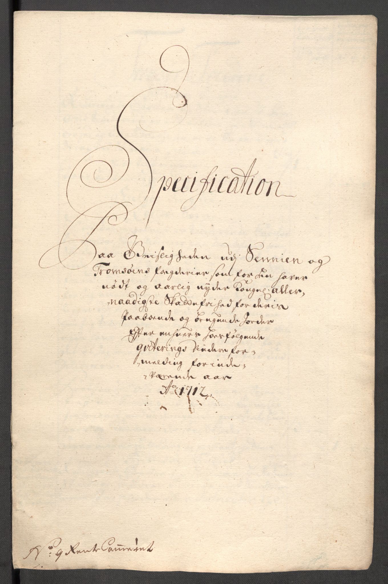 Rentekammeret inntil 1814, Reviderte regnskaper, Fogderegnskap, AV/RA-EA-4092/R68/L4758: Fogderegnskap Senja og Troms, 1711-1712, p. 418