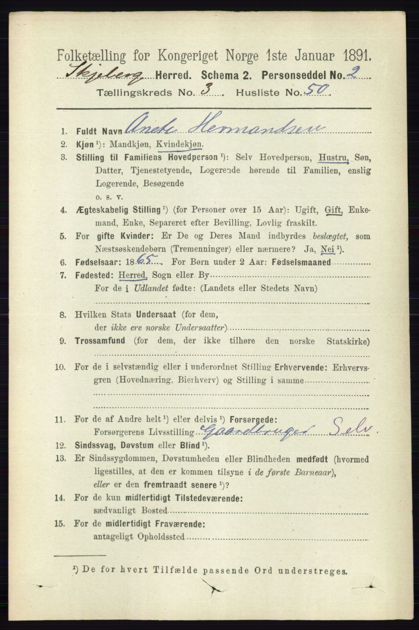 RA, 1891 census for 0115 Skjeberg, 1891, p. 1787