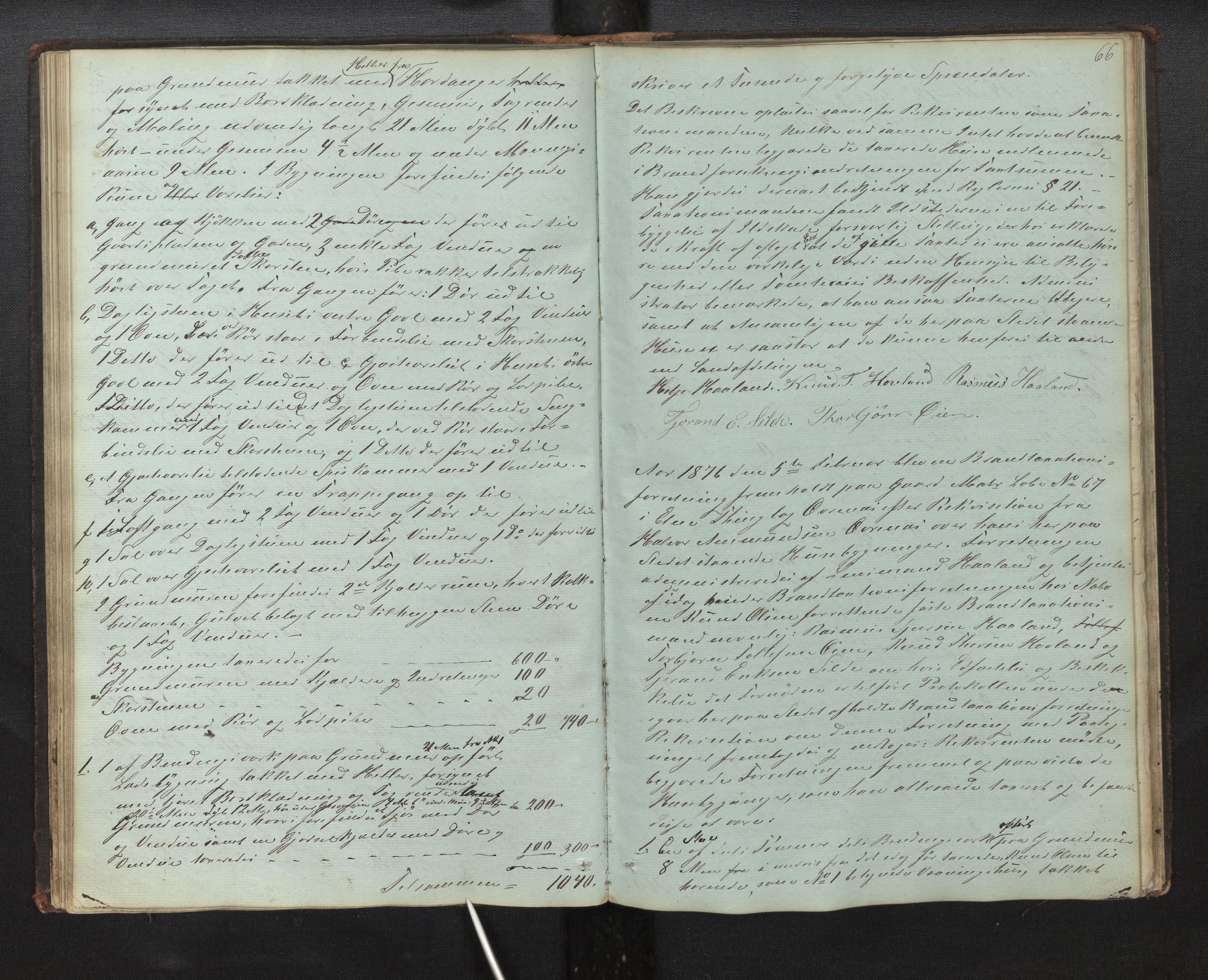 Lensmannen i Etne, AV/SAB-A-31601/0012/L0001: Branntakstprotokoll, 1846-1885, p. 65b-66a
