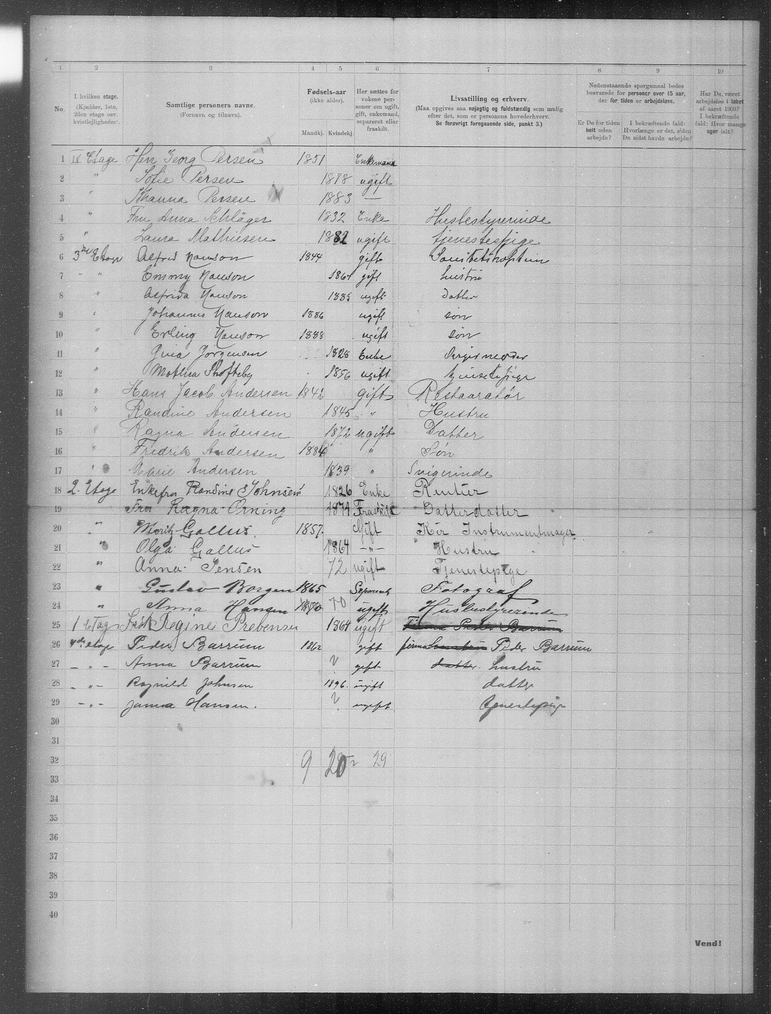 OBA, Municipal Census 1903 for Kristiania, 1903, p. 18173