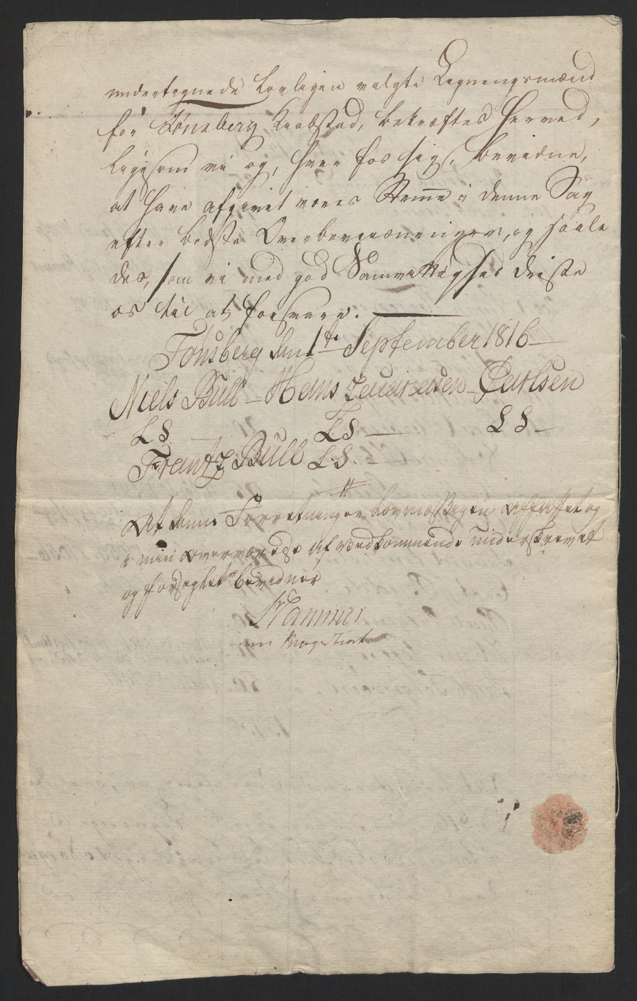 Sølvskatten 1816, NOBA/SOLVSKATTEN/A/L0021: Bind 22: Tønsberg og Holmestrand, 1816, p. 13