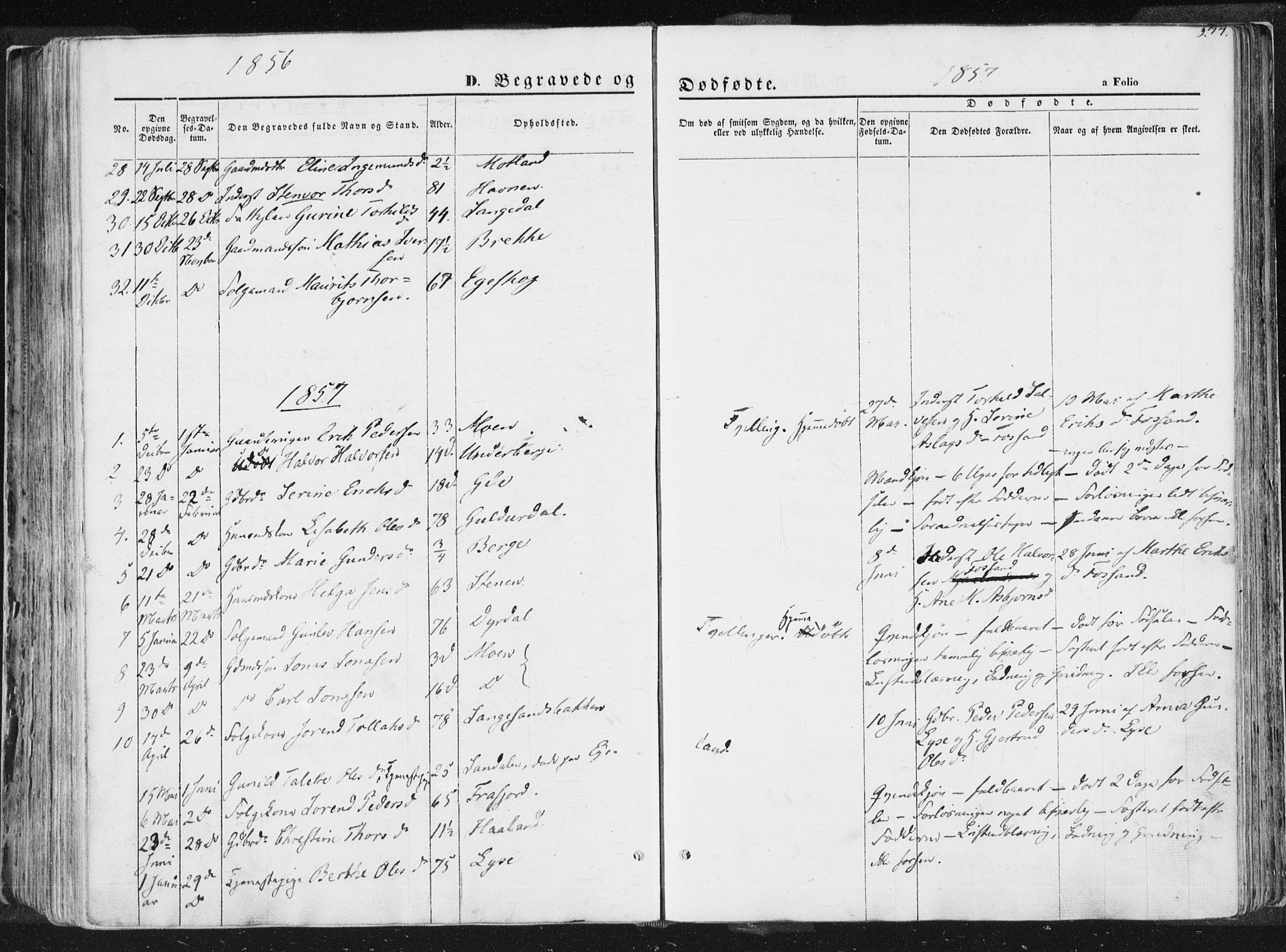 Høgsfjord sokneprestkontor, SAST/A-101624/H/Ha/Haa/L0001: Parish register (official) no. A 1, 1854-1875, p. 277