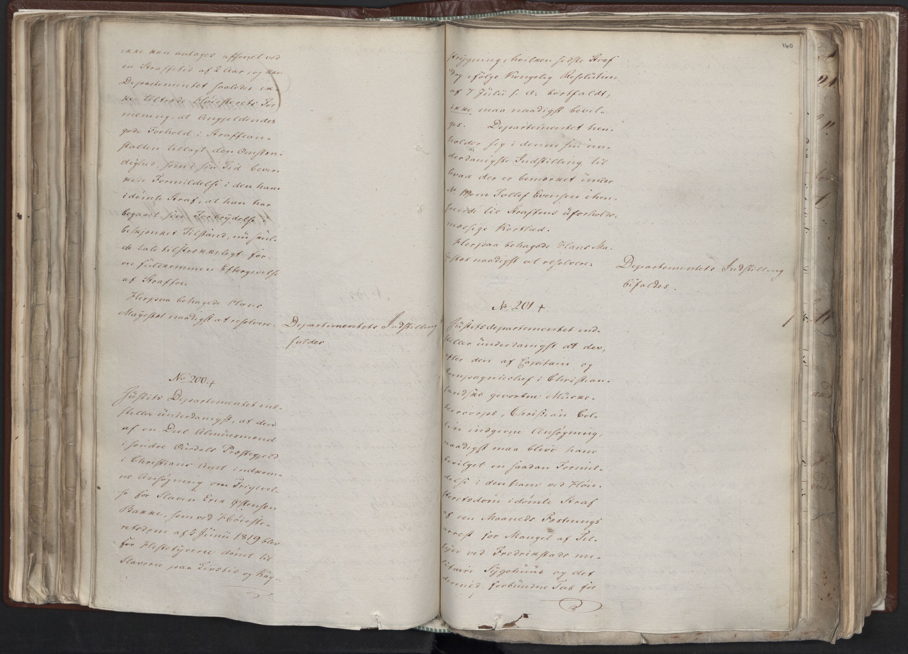 Statsrådssekretariatet, AV/RA-S-1001/A/Ab/L0012: Kgl. res. nr. 5679-6008 II, 1821, p. 159b-160a