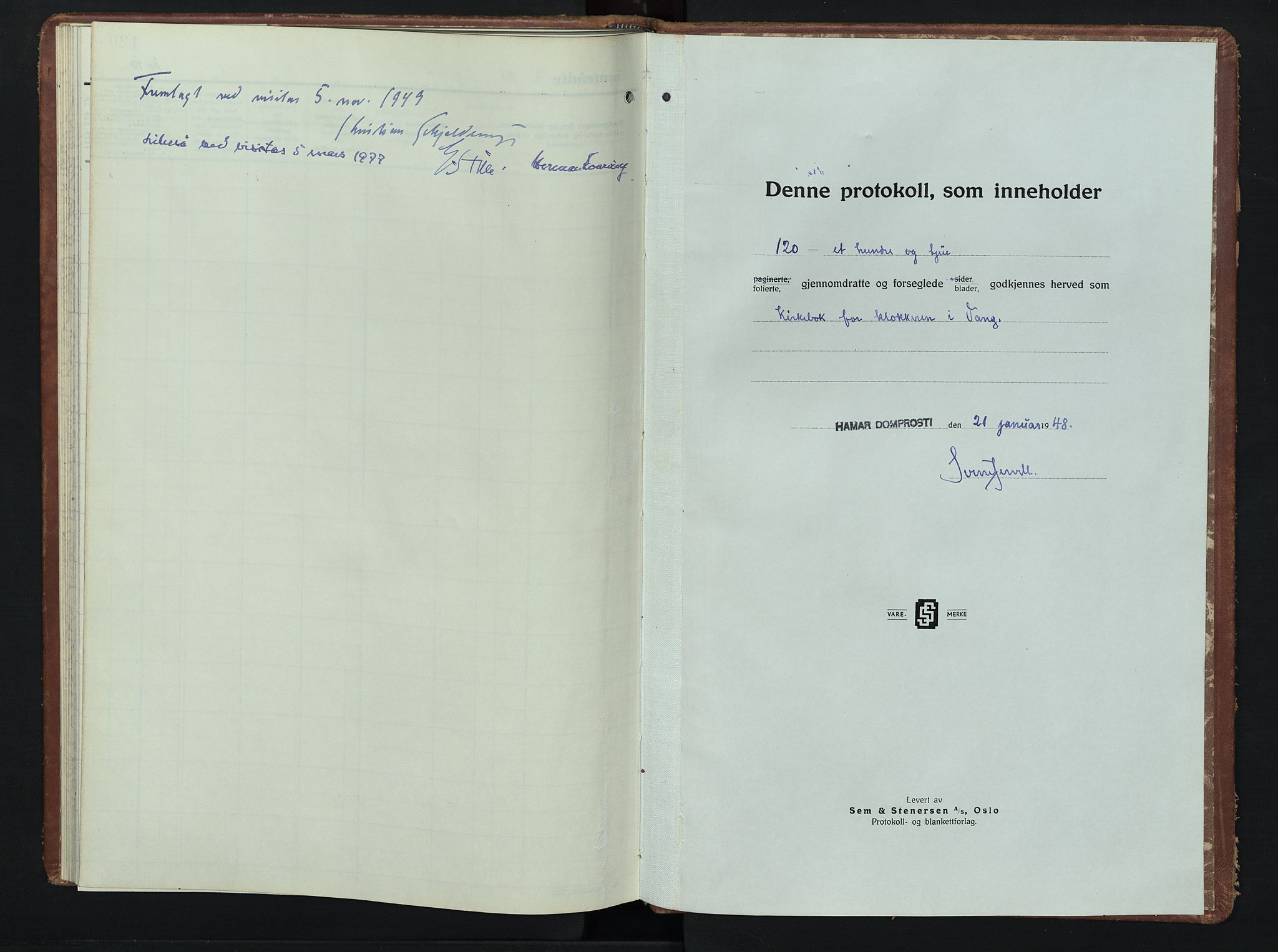 Vang prestekontor, Hedmark, AV/SAH-PREST-008/H/Ha/Hab/L0020: Parish register (copy) no. 20, 1947-1957