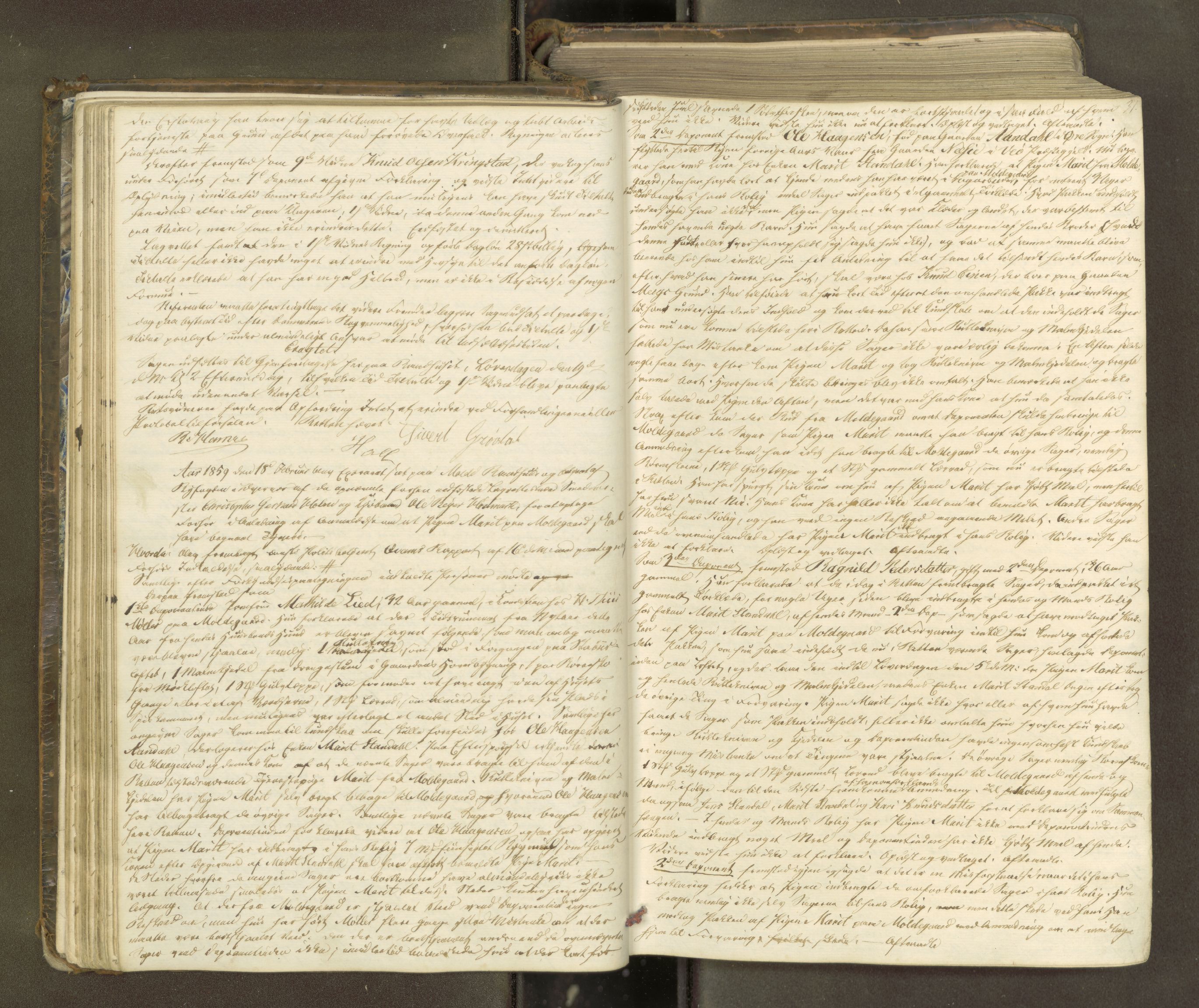 Molde byfogd, AV/SAT-A-0025/1/1A/L0009: Justisprotokoll, 1858-1863, p. 30b-31a
