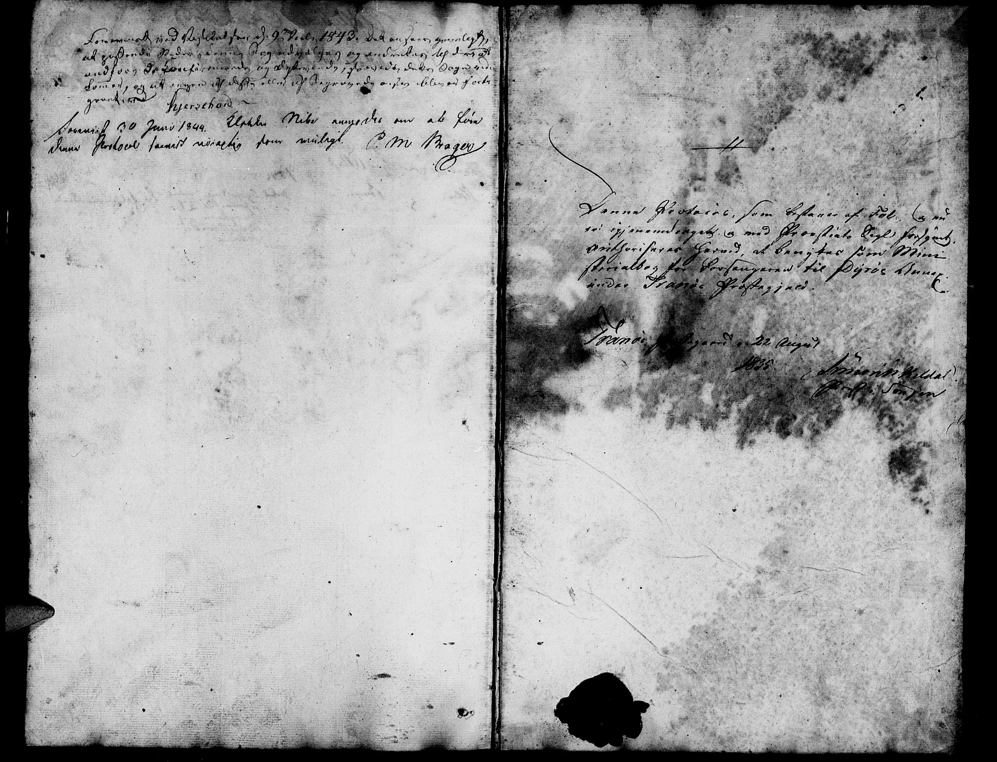 Tranøy sokneprestkontor, AV/SATØ-S-1313/I/Ia/Iab/L0010klokker: Parish register (copy) no. 10, 1835-1844