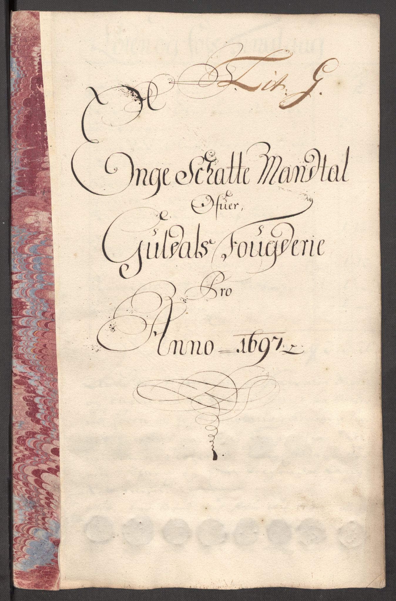 Rentekammeret inntil 1814, Reviderte regnskaper, Fogderegnskap, AV/RA-EA-4092/R60/L3947: Fogderegnskap Orkdal og Gauldal, 1697, p. 374