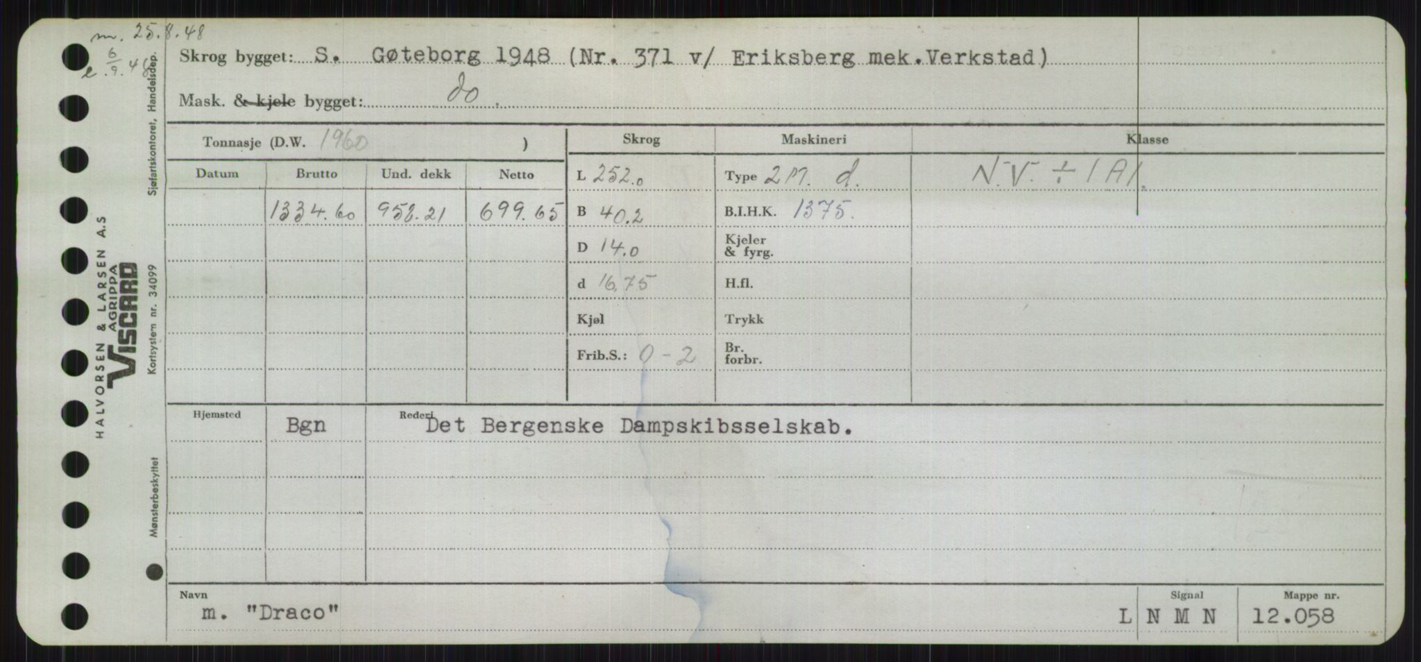 Sjøfartsdirektoratet med forløpere, Skipsmålingen, RA/S-1627/H/Hb/L0001: Fartøy, A-D, p. 513