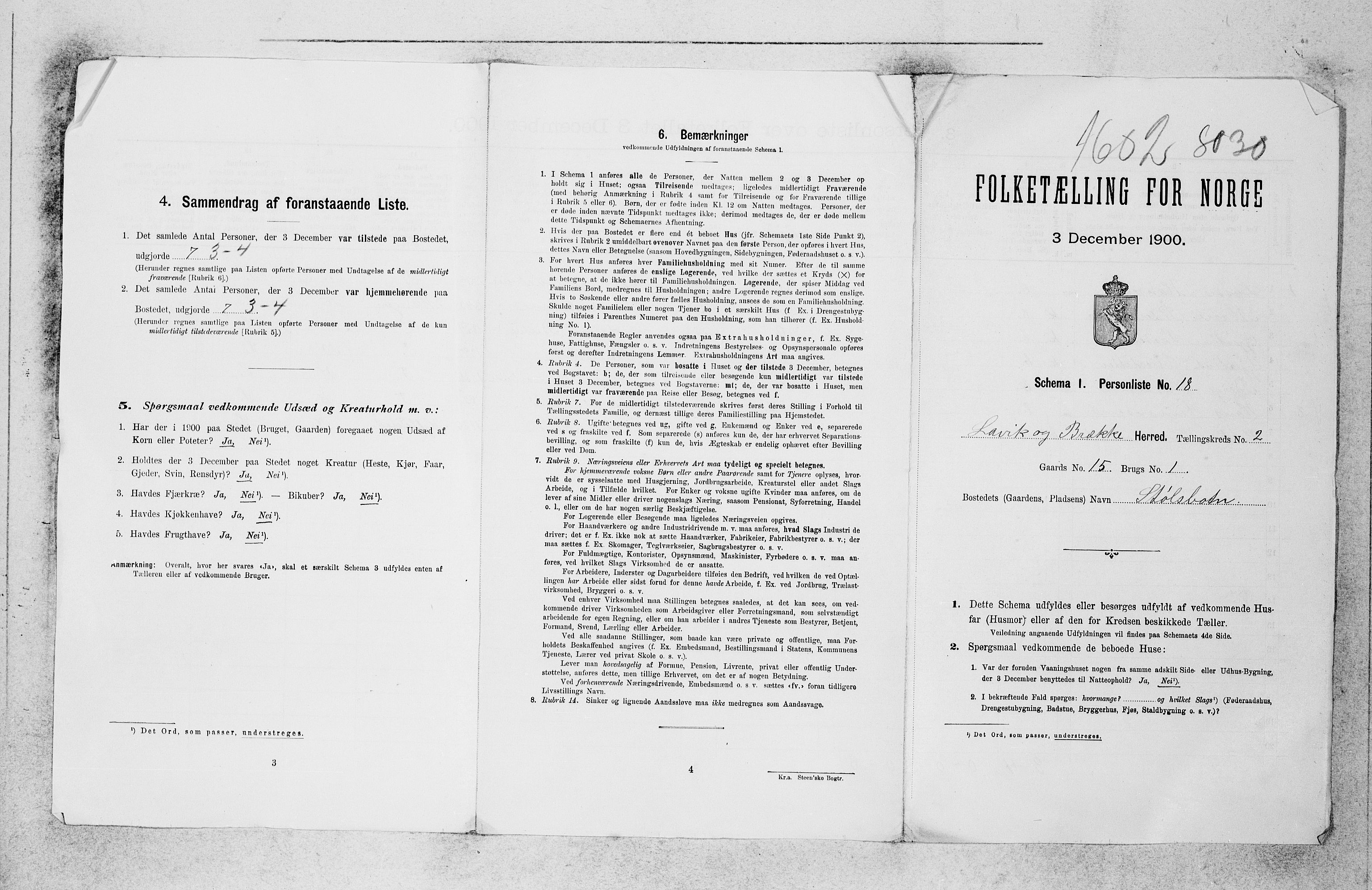 SAB, 1900 census for Lavik og Brekke, 1900, p. 31