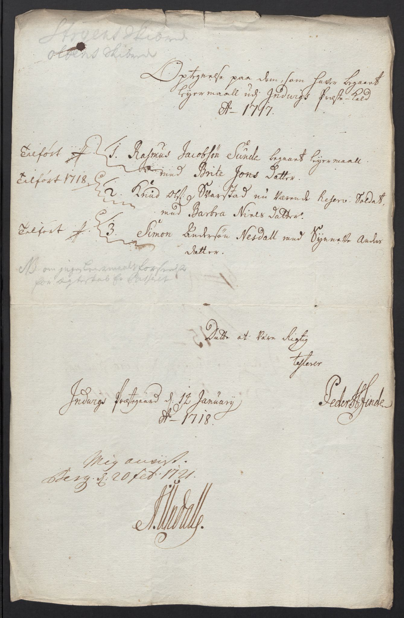 Rentekammeret inntil 1814, Reviderte regnskaper, Fogderegnskap, RA/EA-4092/R53/L3441: Fogderegnskap Sunn- og Nordfjord, 1717-1718, p. 123