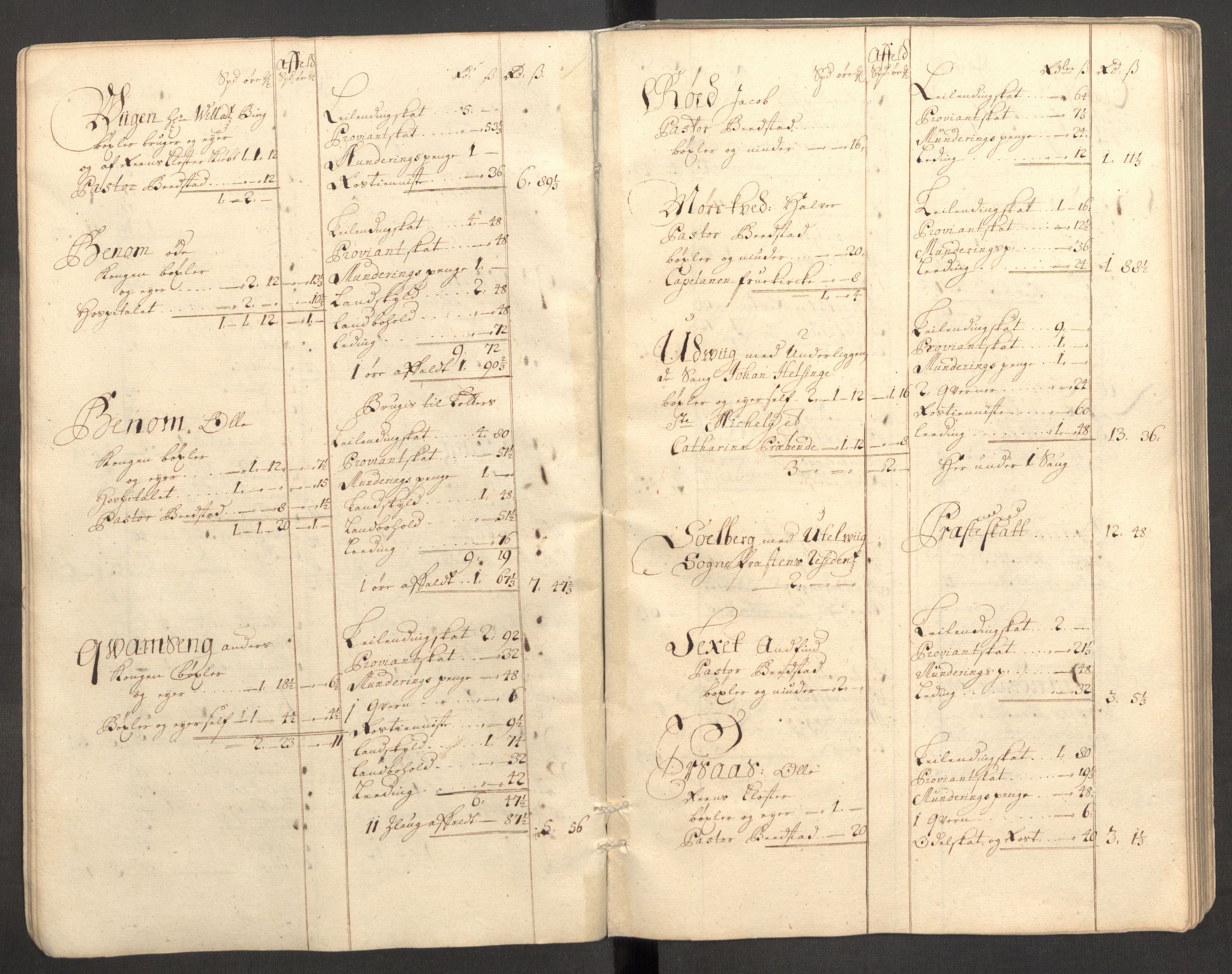 Rentekammeret inntil 1814, Reviderte regnskaper, Fogderegnskap, AV/RA-EA-4092/R63/L4319: Fogderegnskap Inderøy, 1711, p. 36