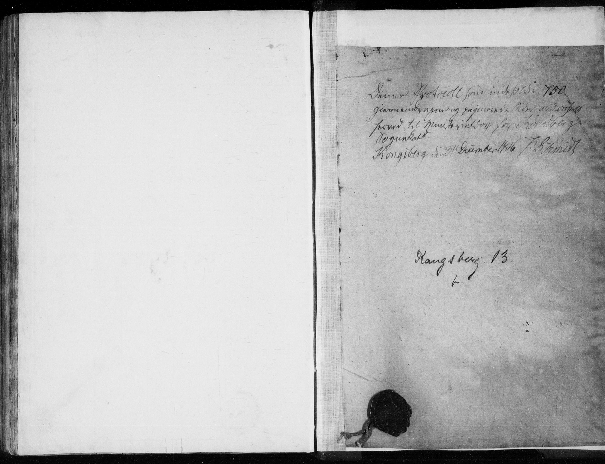 Kongsberg kirkebøker, SAKO/A-22/F/Fa/L0008: Parish register (official) no. I 8, 1816-1839