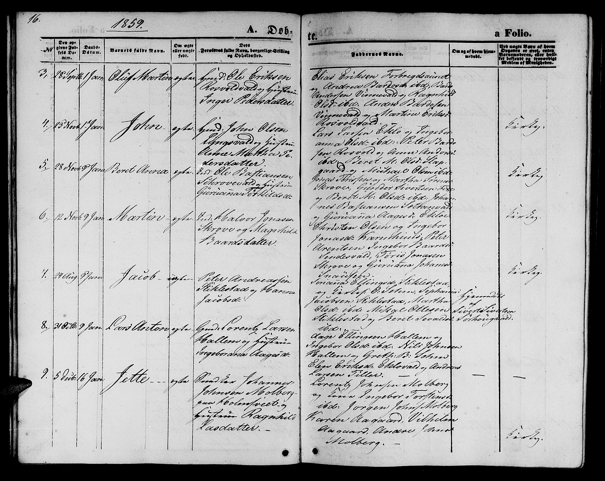 Ministerialprotokoller, klokkerbøker og fødselsregistre - Nord-Trøndelag, SAT/A-1458/723/L0254: Parish register (copy) no. 723C02, 1858-1868, p. 16