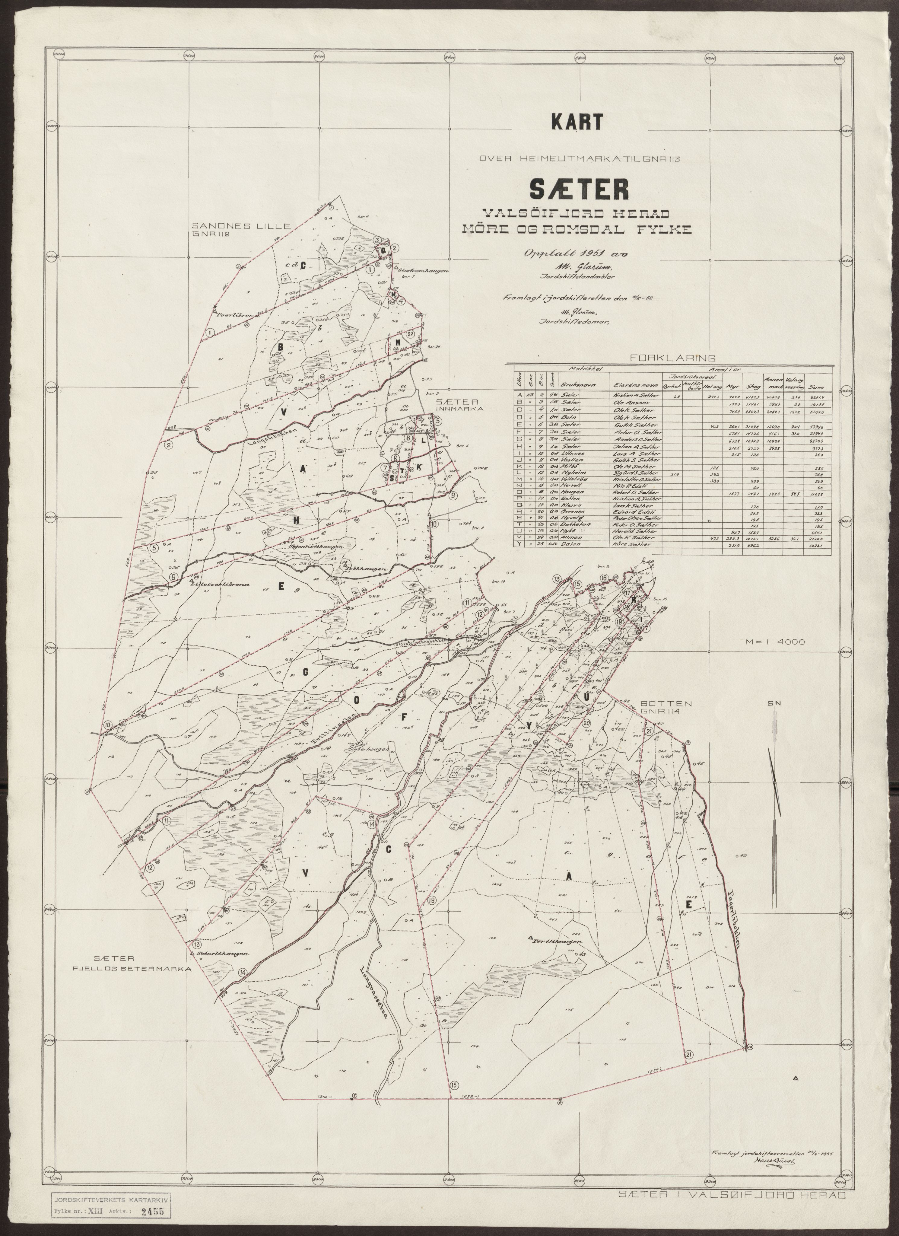 Jordskifteverkets kartarkiv, RA/S-3929/T, 1859-1988, p. 3064