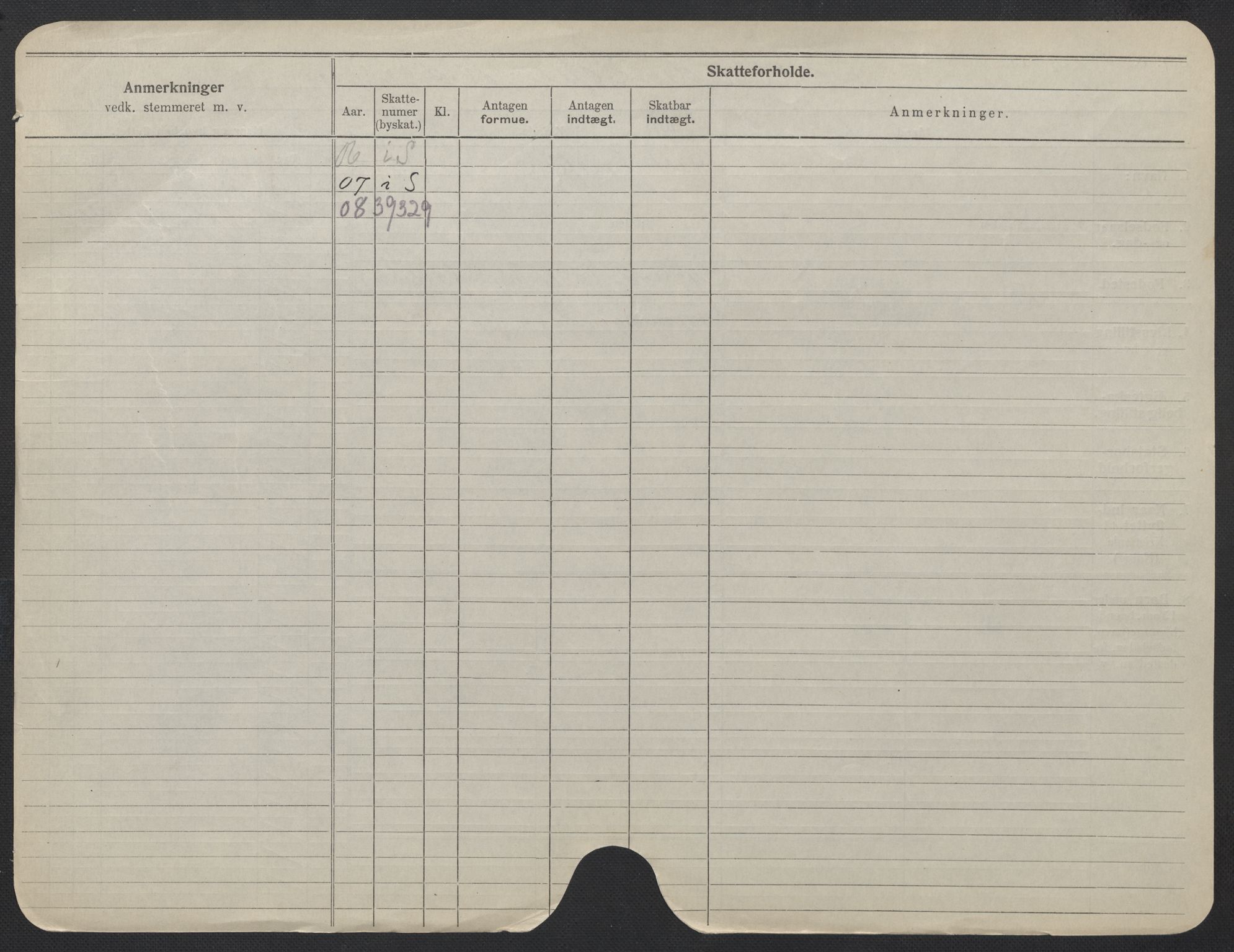 Oslo folkeregister, Registerkort, AV/SAO-A-11715/F/Fa/Fac/L0024: Kvinner, 1906-1914, p. 725b