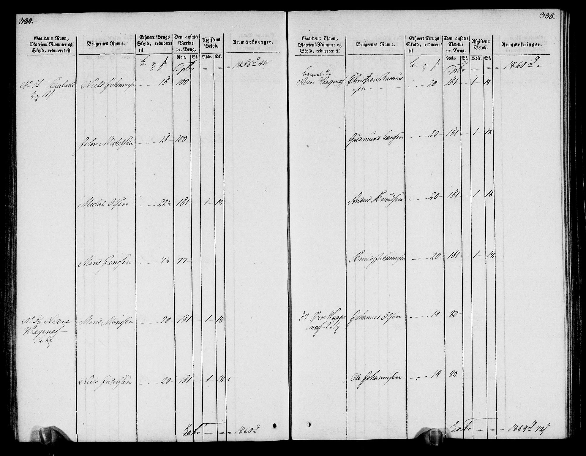 Rentekammeret inntil 1814, Realistisk ordnet avdeling, AV/RA-EA-4070/N/Ne/Nea/L0113: Nordhordland og Voss fogderi. Oppebørselsregister, 1803-1804, p. 174