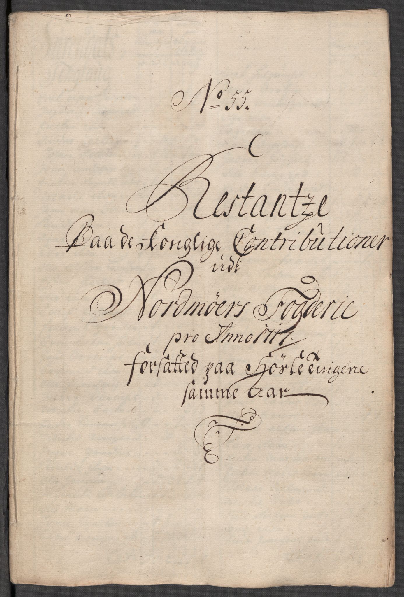 Rentekammeret inntil 1814, Reviderte regnskaper, Fogderegnskap, RA/EA-4092/R56/L3750: Fogderegnskap Nordmøre, 1717, p. 275