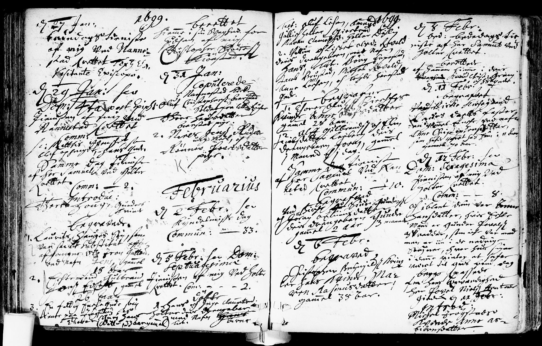 Nannestad prestekontor Kirkebøker, AV/SAO-A-10414a/F/Fa/L0001: Parish register (official) no. I 1, 1689-1702