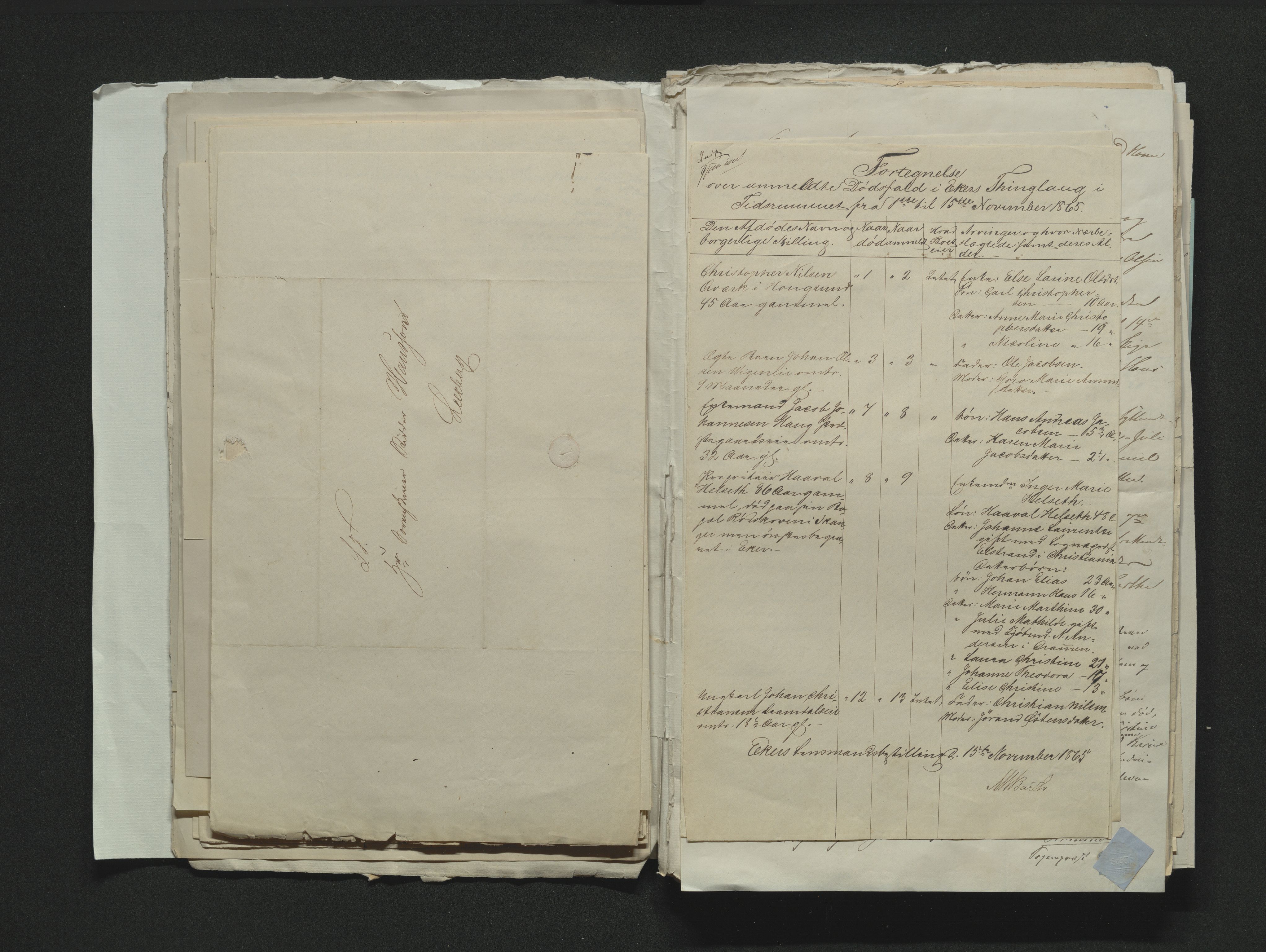 Eiker, Modum og Sigdal sorenskriveri, AV/SAKO-A-123/H/Ha/Hab/L0011: Dødsfallsmeldinger, 1862-1865, p. 558