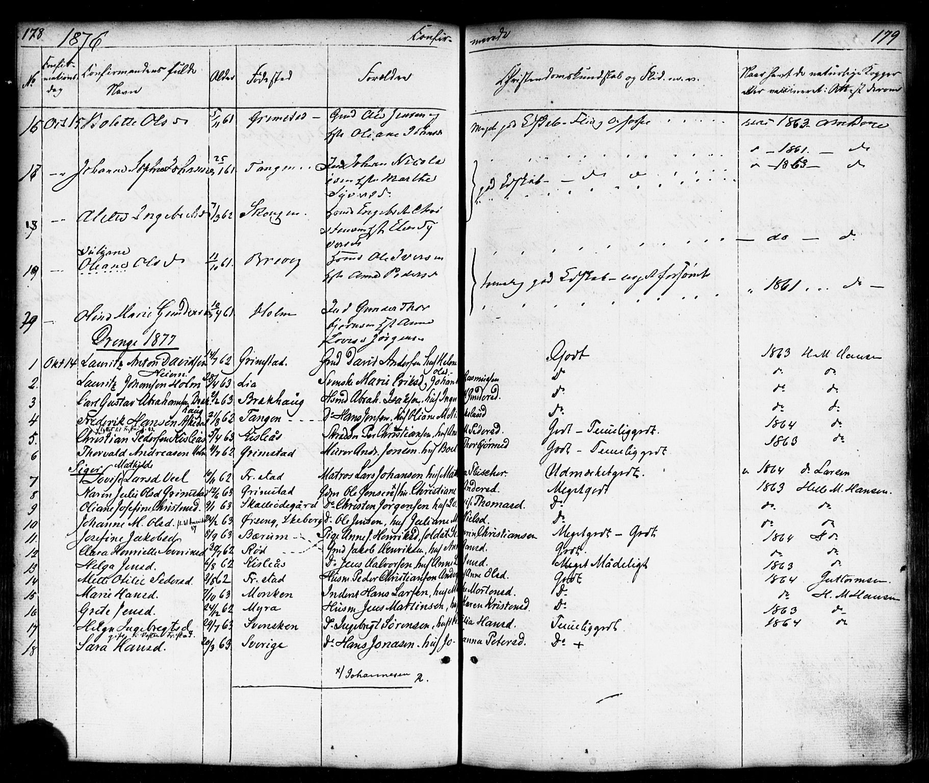 Borge prestekontor Kirkebøker, SAO/A-10903/F/Fb/L0002: Parish register (official) no. II 2, 1853-1877, p. 178-179