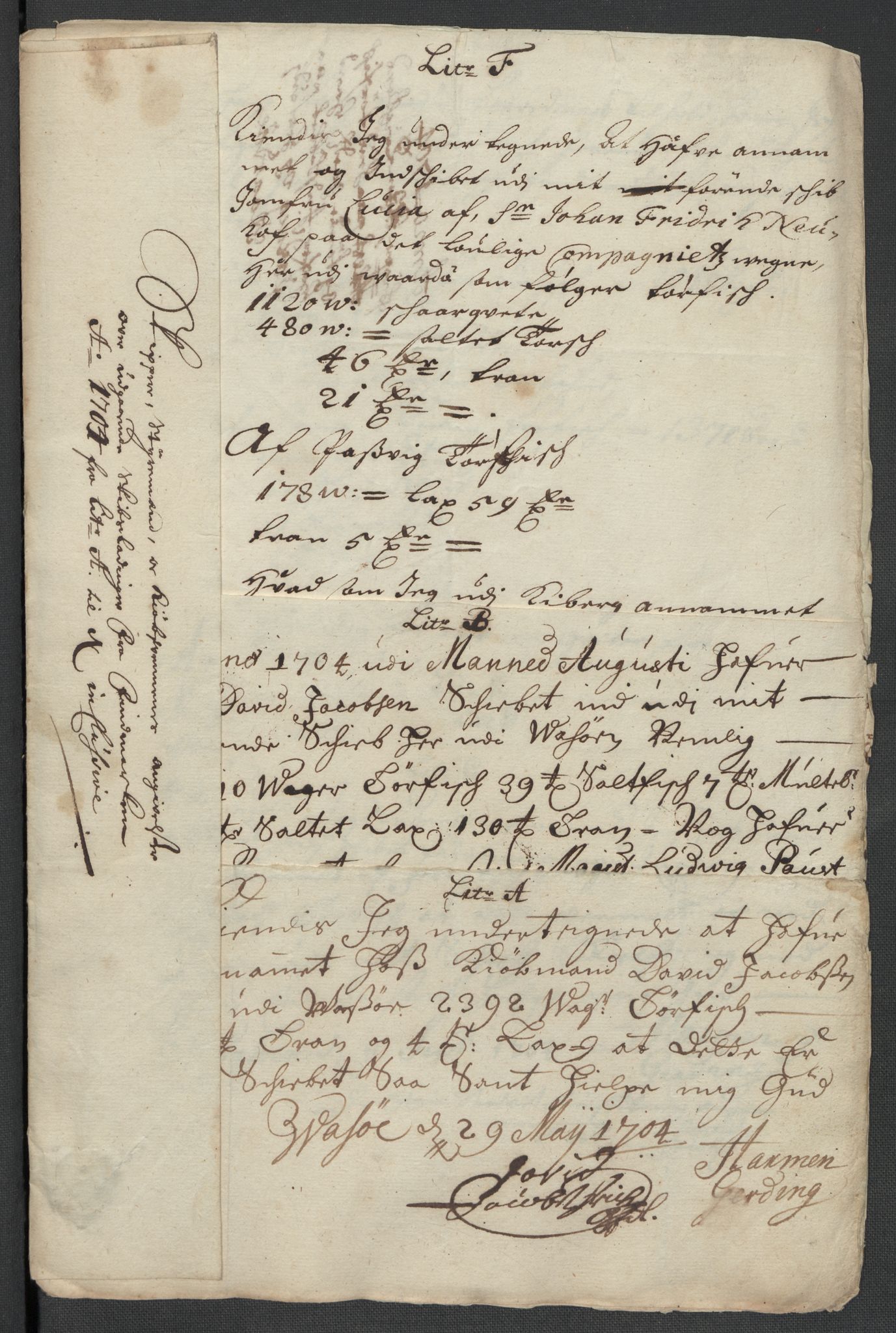 Rentekammeret inntil 1814, Reviderte regnskaper, Fogderegnskap, AV/RA-EA-4092/R69/L4852: Fogderegnskap Finnmark/Vardøhus, 1701-1704, p. 432