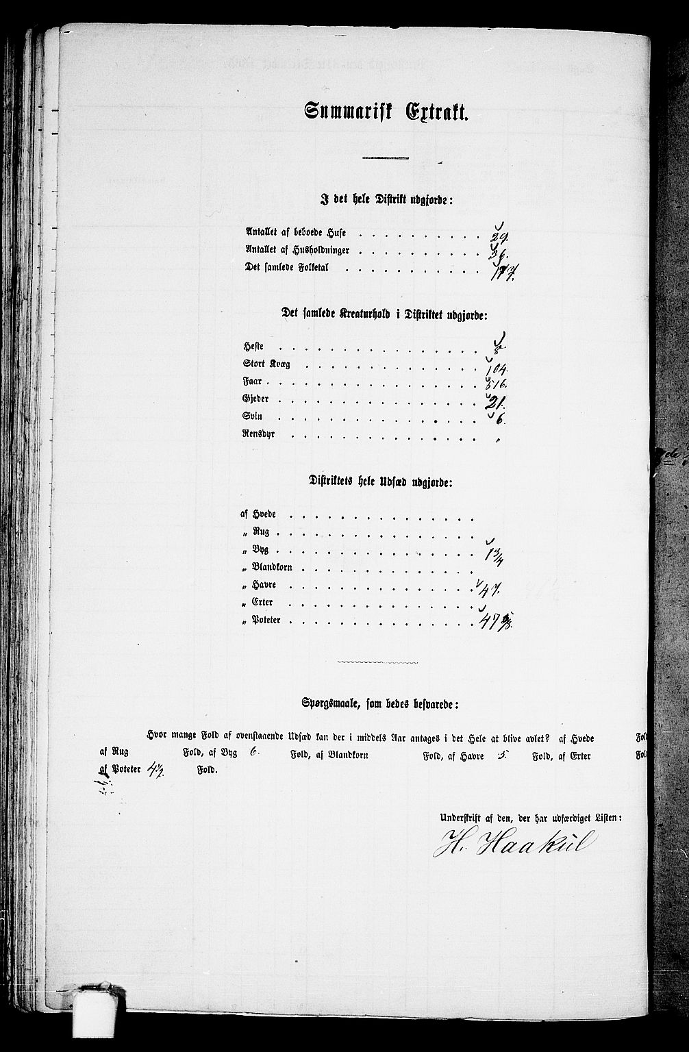 RA, 1865 census for Skjold, 1865, p. 103