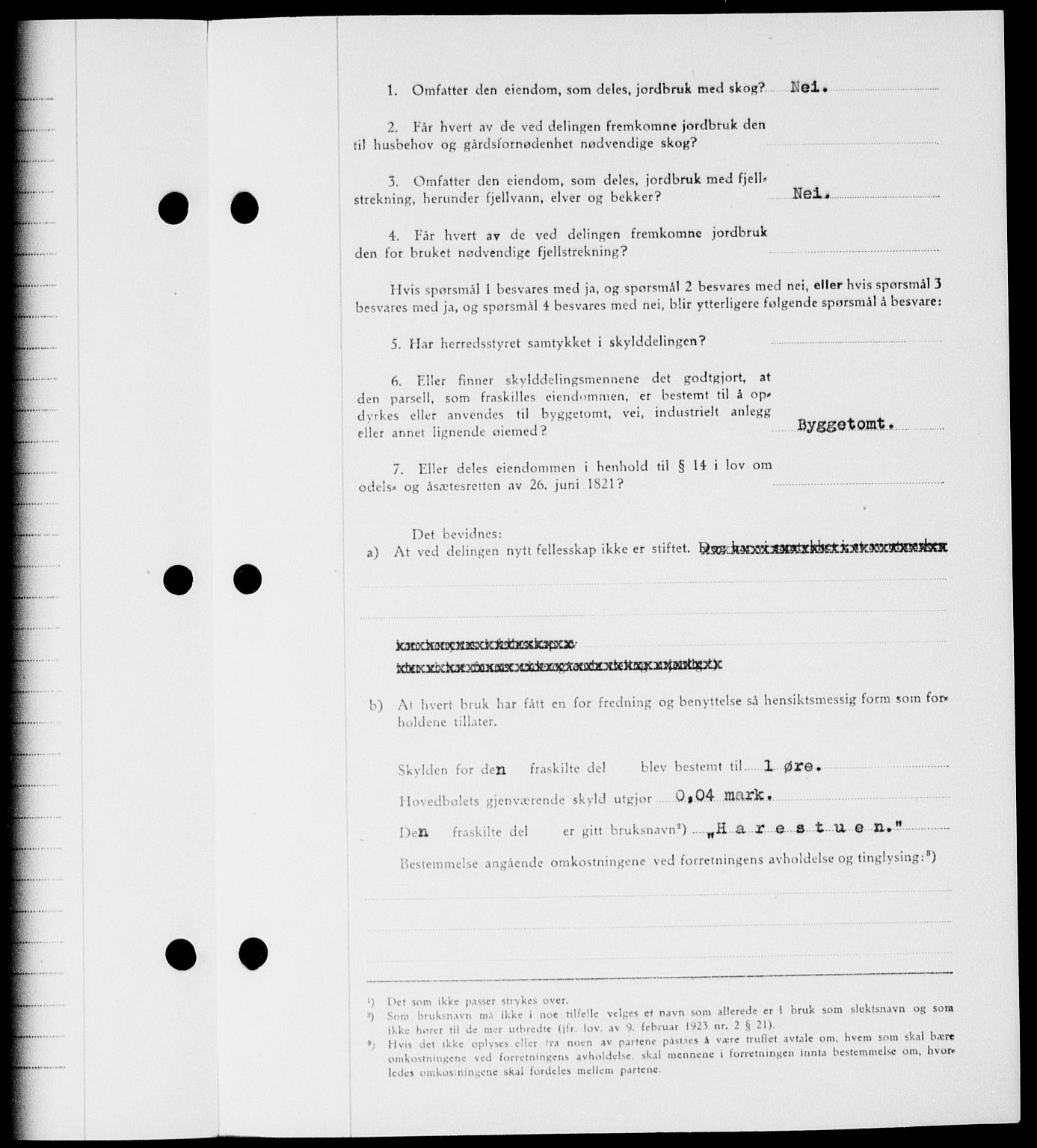 Onsøy sorenskriveri, SAO/A-10474/G/Ga/Gab/L0015: Mortgage book no. II A-15, 1945-1946, Diary no: : 1366/1945
