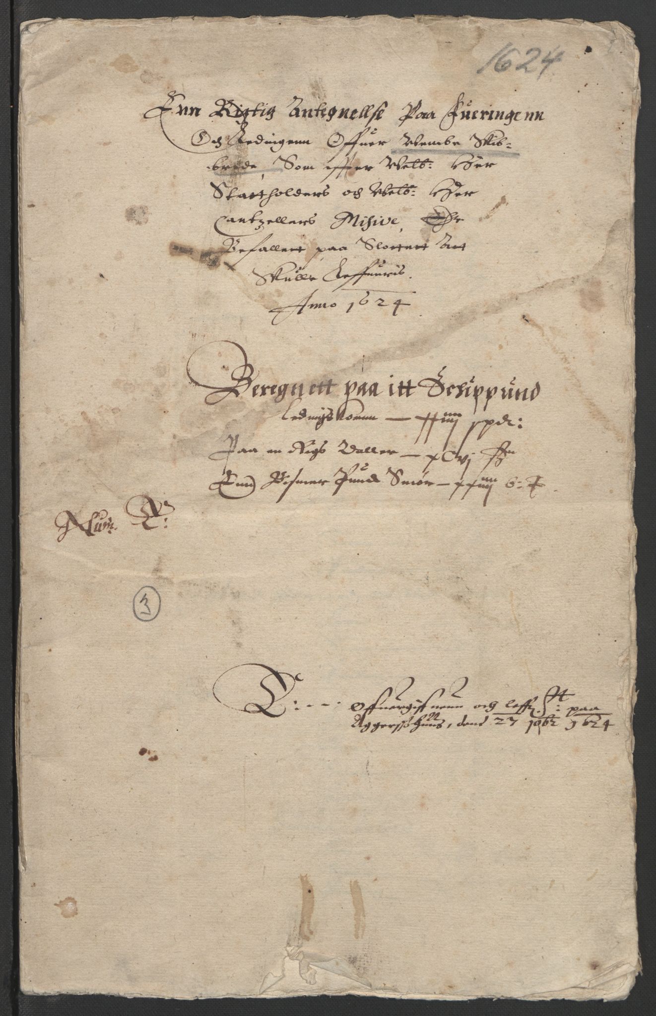 Stattholderembetet 1572-1771, RA/EA-2870/Ek/L0002/0001: Jordebøker til utlikning av garnisonsskatt 1624-1626: / Jordebøker for noen vikværske len, 1624-1626, p. 77