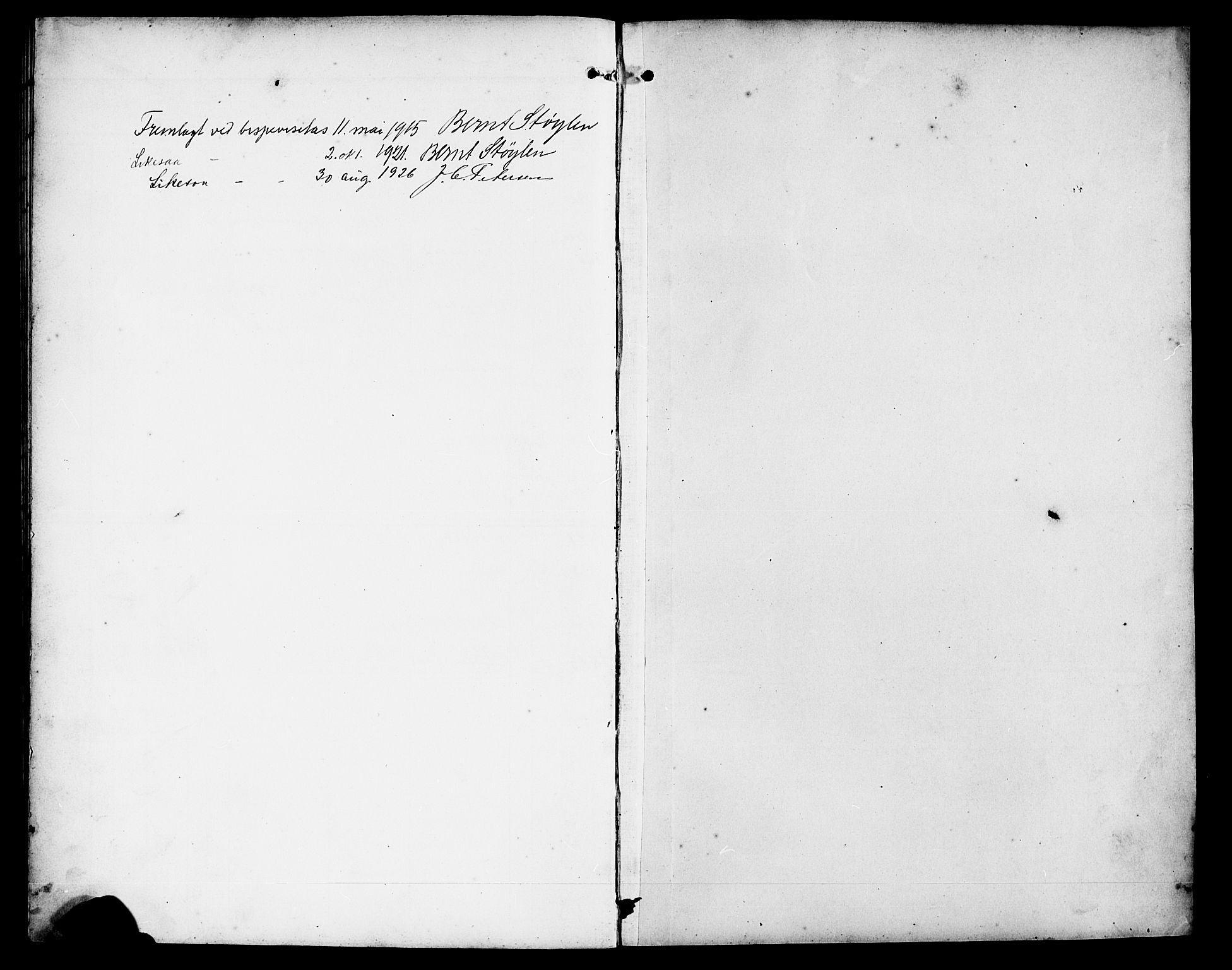 Sand sokneprestkontor, SAST/A-101848/01/IV/L0004: Parish register (copy) no. B 4, 1903-1927