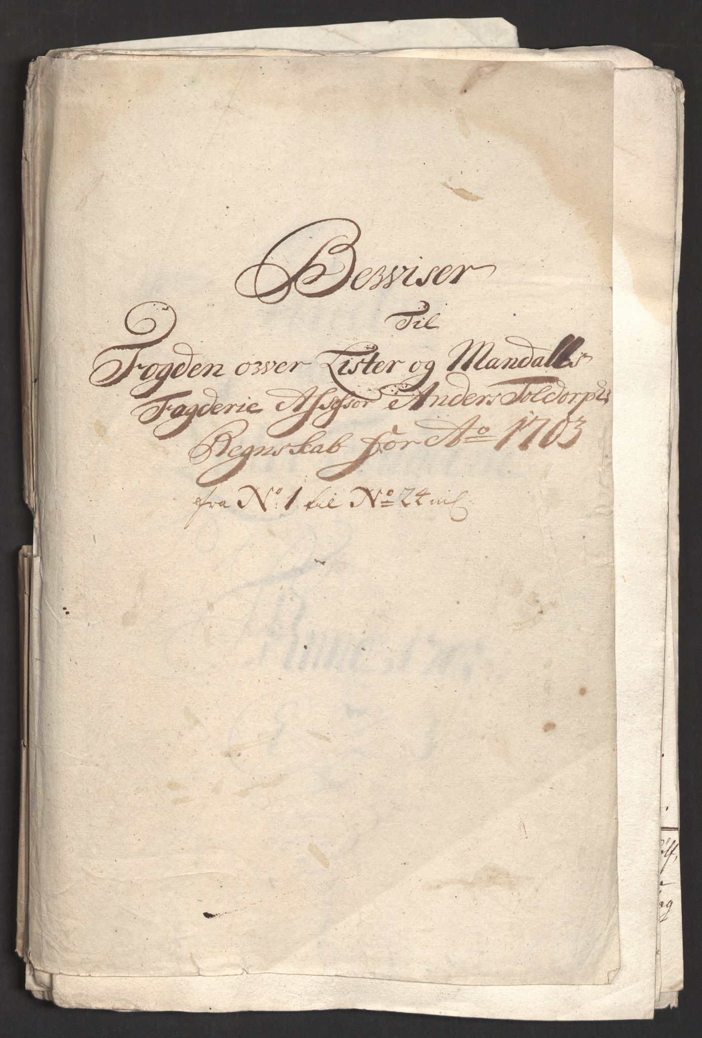 Rentekammeret inntil 1814, Reviderte regnskaper, Fogderegnskap, AV/RA-EA-4092/R43/L2550: Fogderegnskap Lista og Mandal, 1703-1704, p. 20