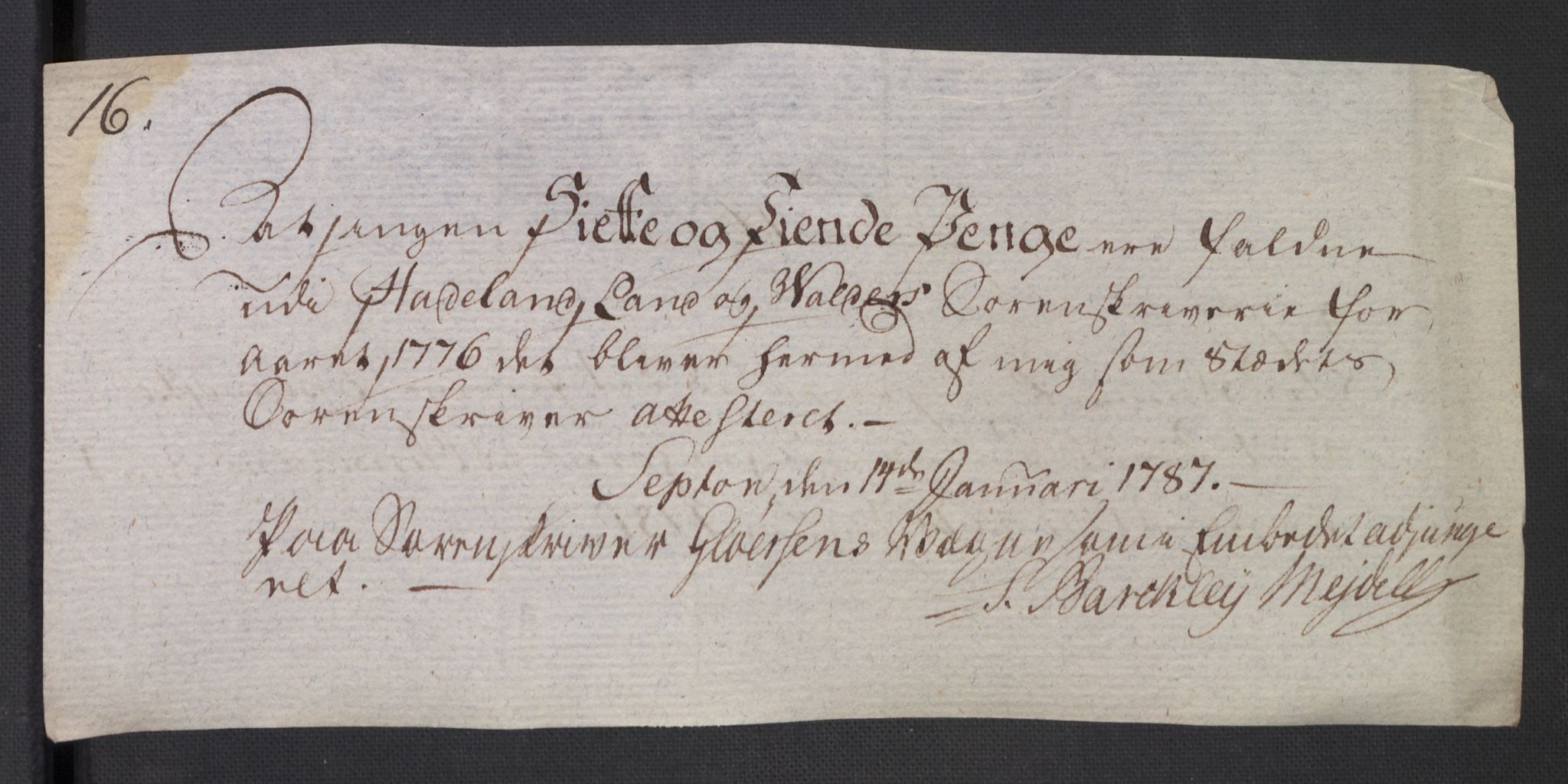 Rentekammeret inntil 1814, Reviderte regnskaper, Mindre regnskaper, AV/RA-EA-4068/Rb/L0014: Opplands amt, 1771-1779, p. 903