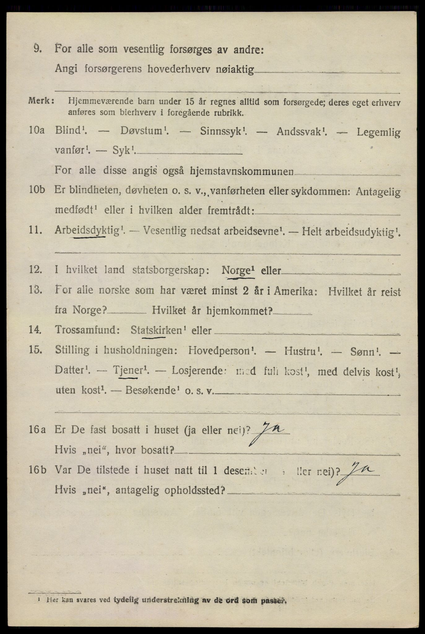 SAO, 1920 census for Moss land district, 1920, p. 6650