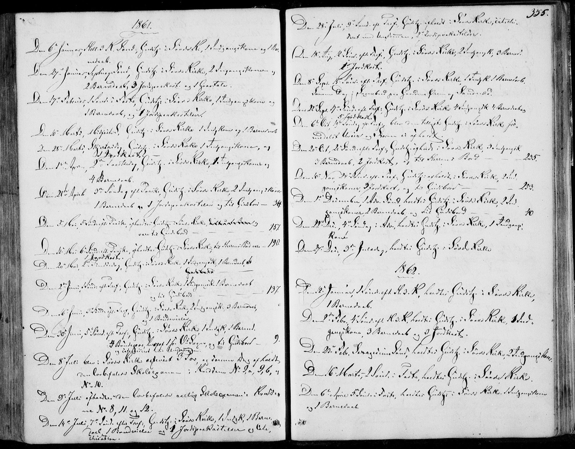 Ministerialprotokoller, klokkerbøker og fødselsregistre - Møre og Romsdal, SAT/A-1454/502/L0023: Parish register (official) no. 502A01, 1844-1873, p. 355
