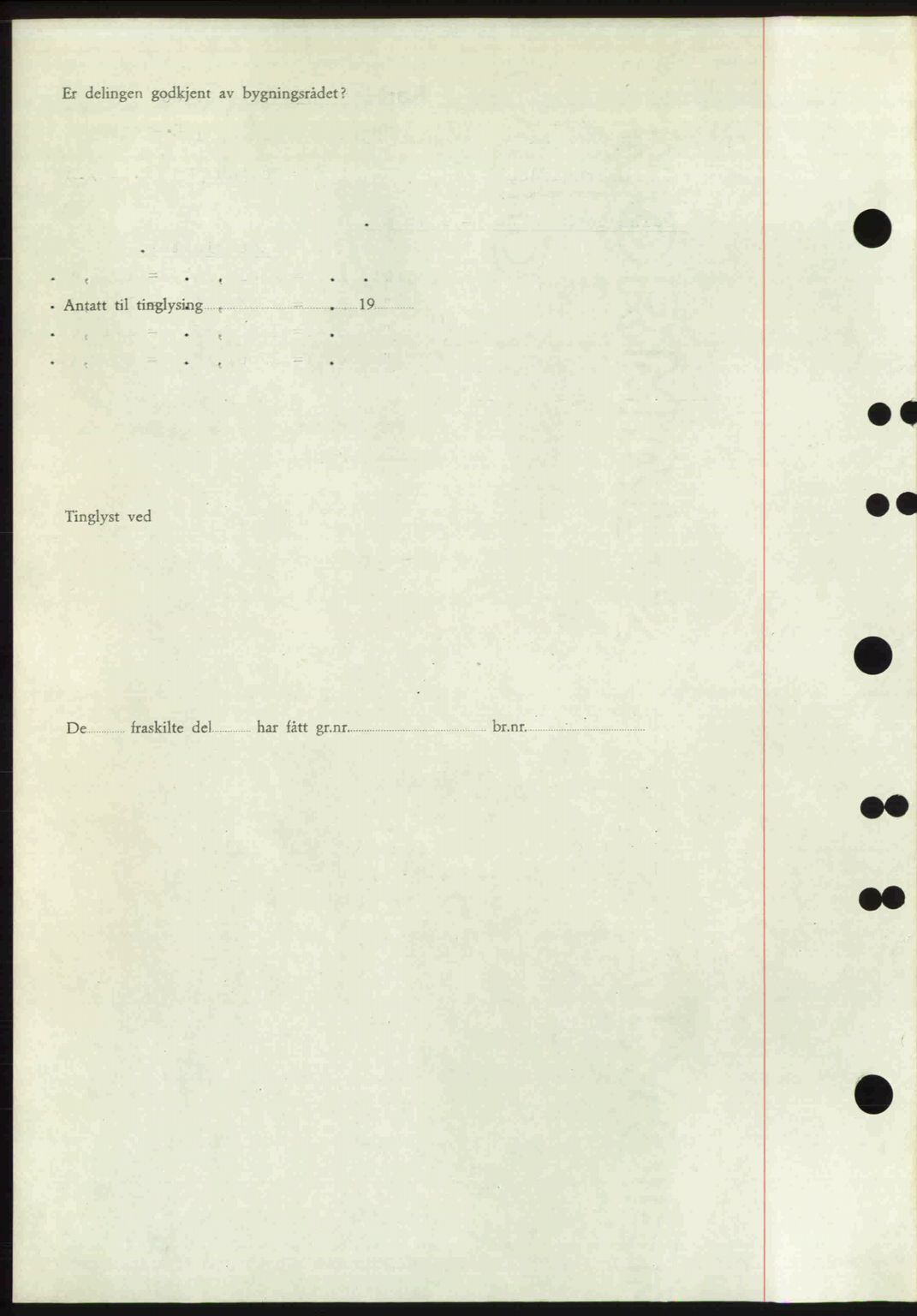 Nordre Sunnmøre sorenskriveri, AV/SAT-A-0006/1/2/2C/2Ca: Mortgage book no. A33, 1949-1950, Diary no: : 3037/1949