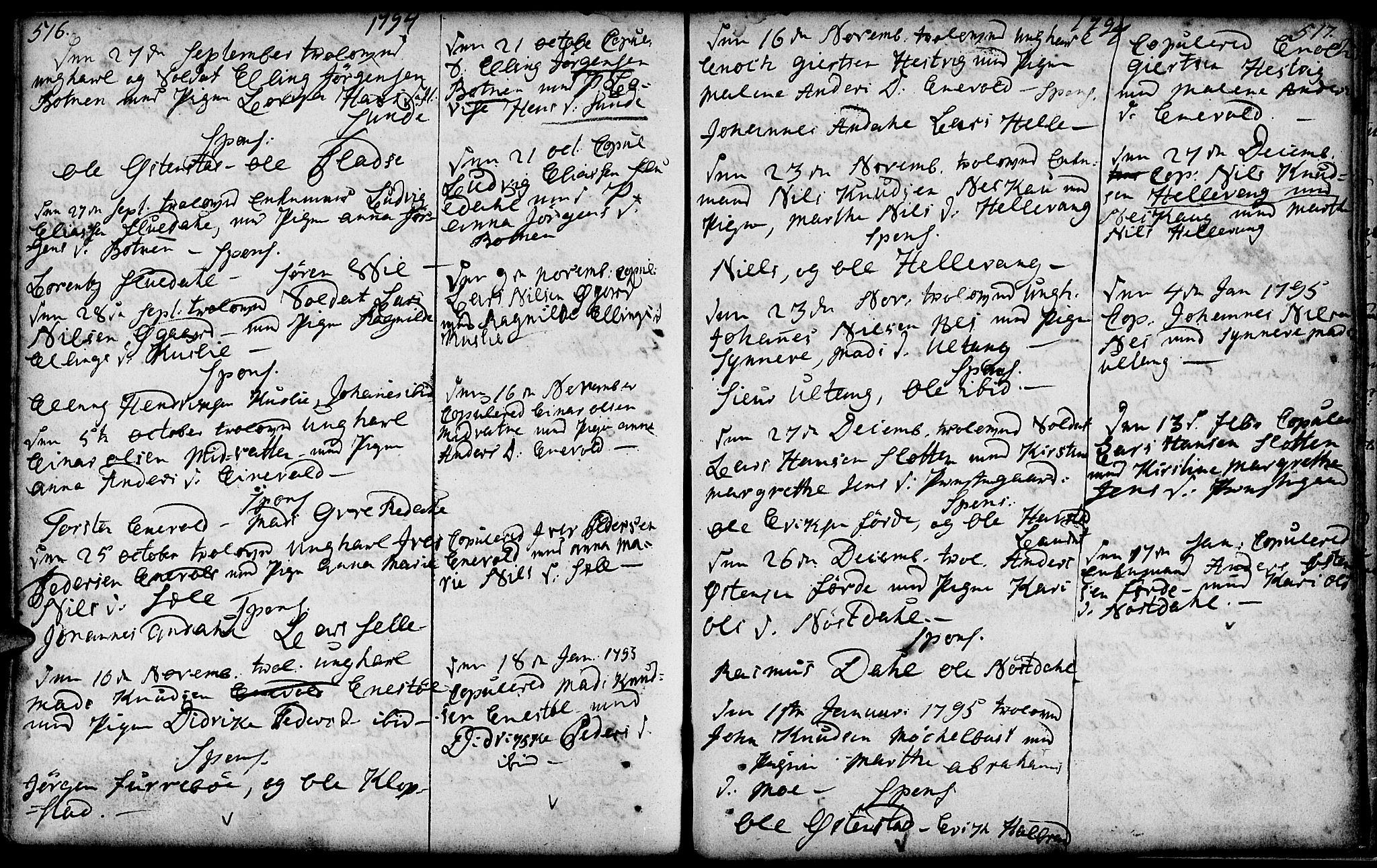 Førde sokneprestembete, SAB/A-79901/H/Haa/Haaa/L0004: Parish register (official) no. A 4, 1781-1803, p. 516-517