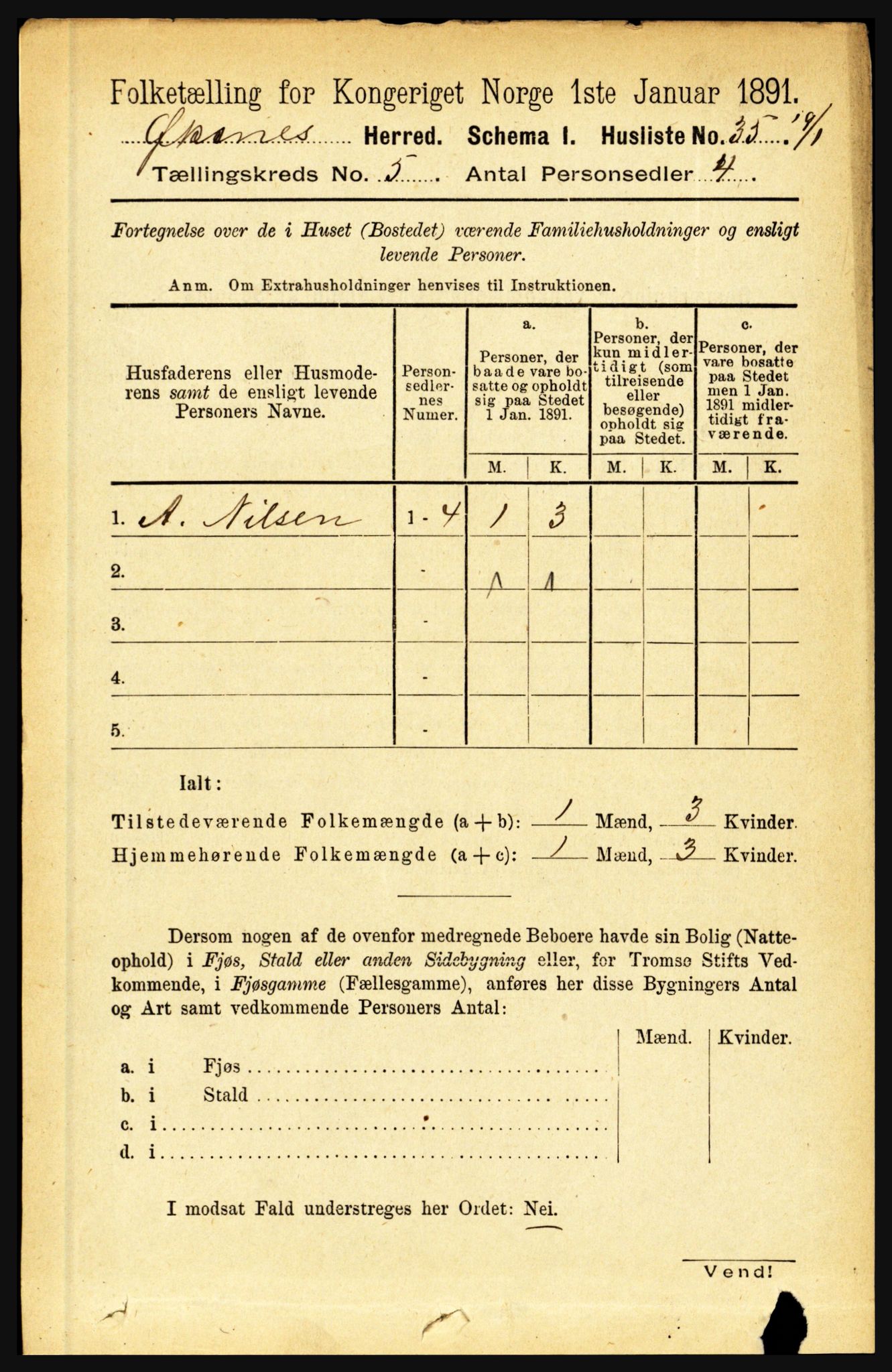 RA, 1891 census for 1868 Øksnes, 1891, p. 2202