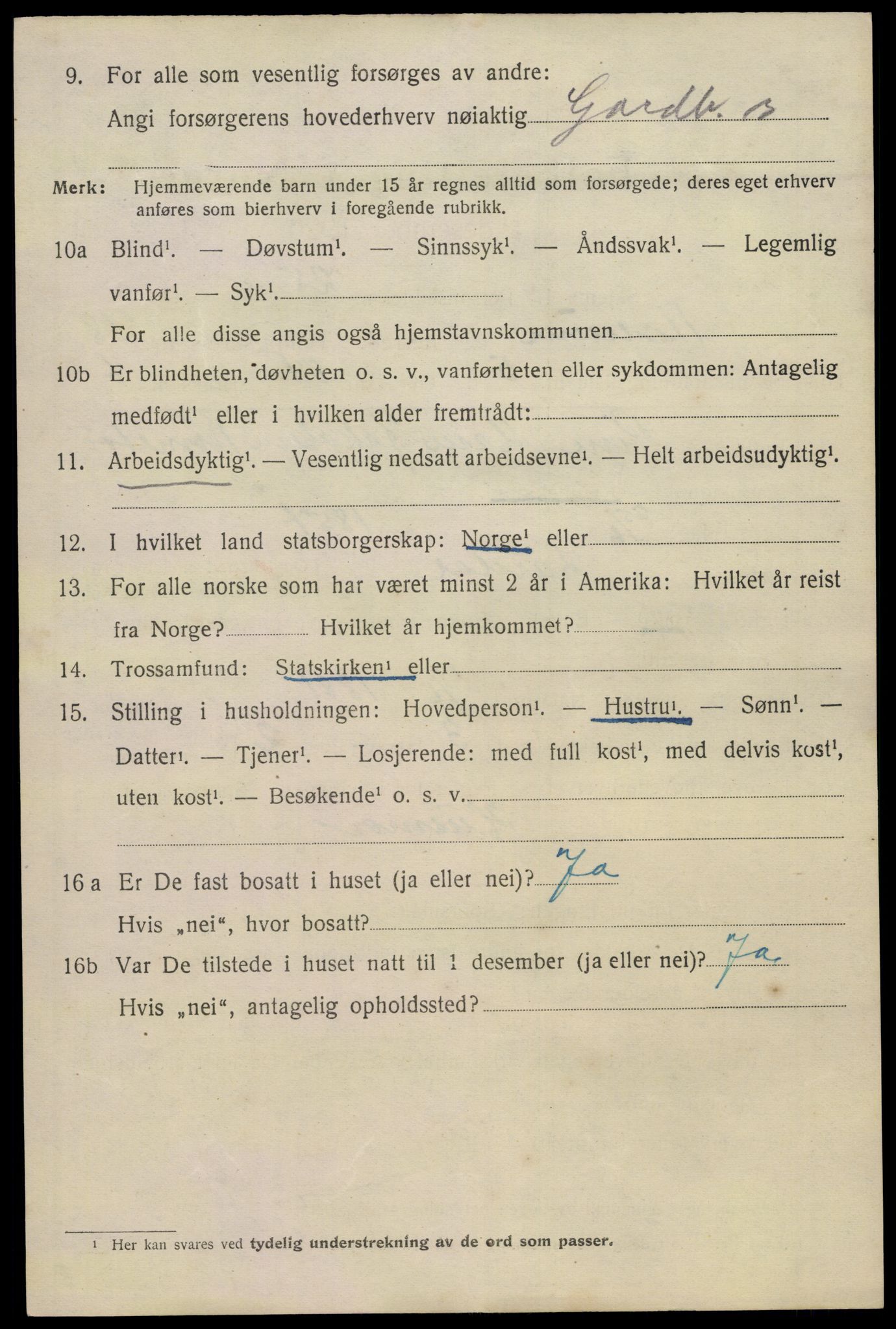 SAKO, 1920 census for Hedrum, 1920, p. 10850