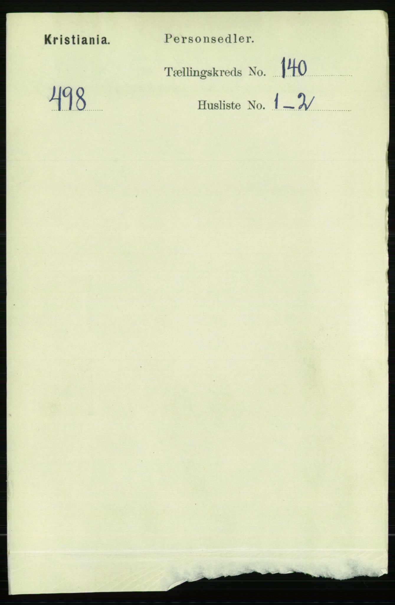 RA, 1891 census for 0301 Kristiania, 1891, p. 77454