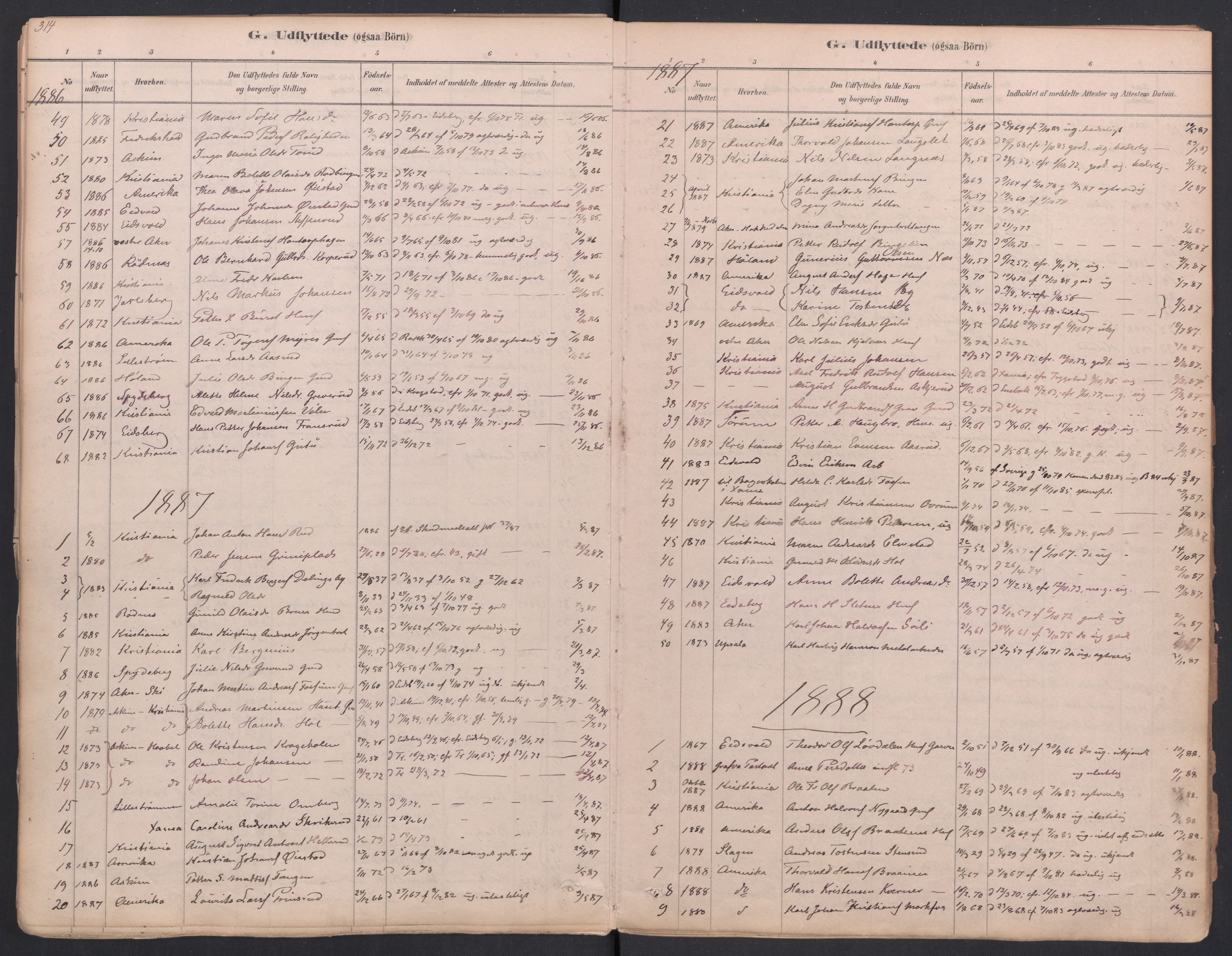 Trøgstad prestekontor Kirkebøker, AV/SAO-A-10925/F/Fa/L0010: Parish register (official) no. I 10, 1878-1898, p. 314