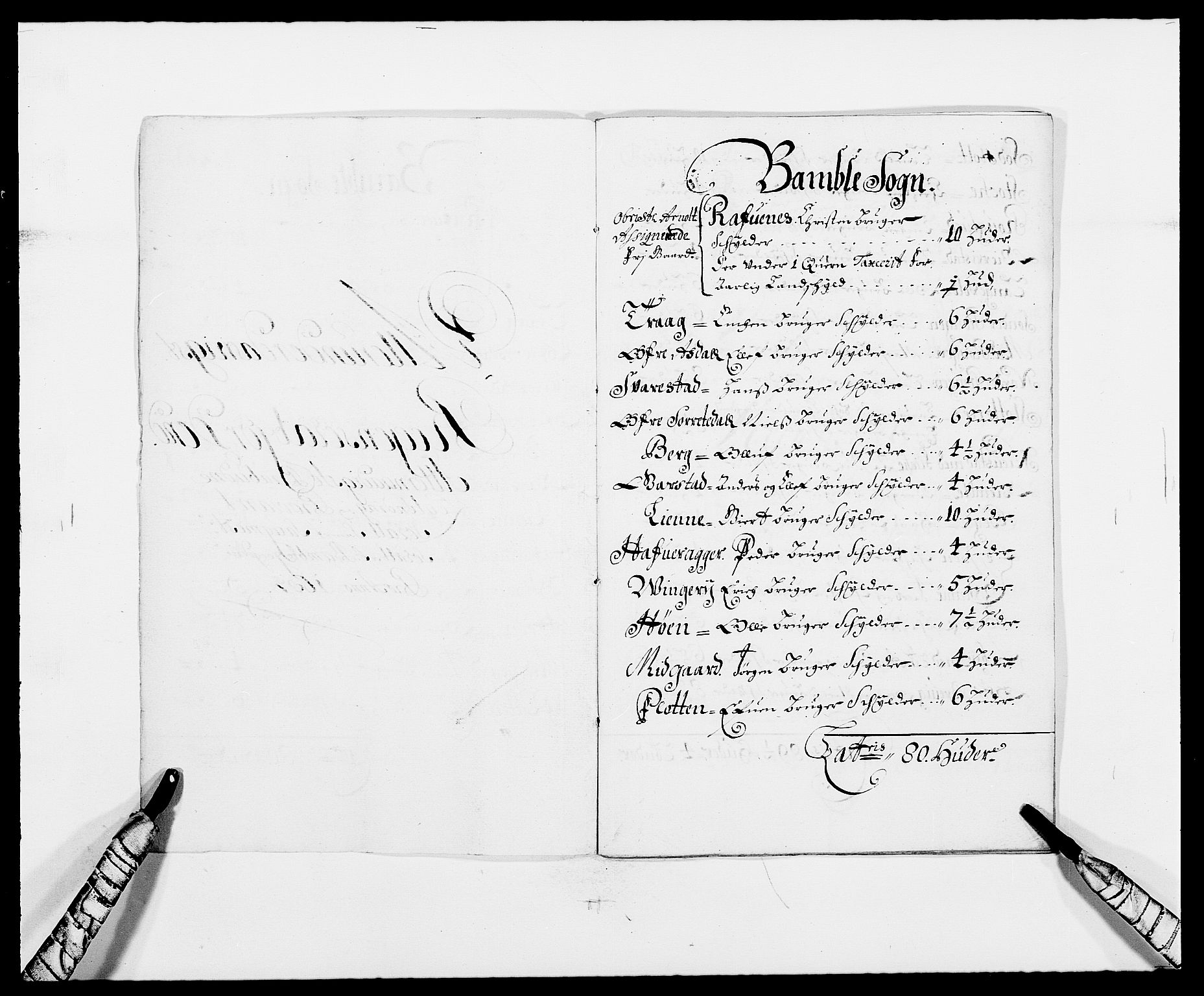 Rentekammeret inntil 1814, Reviderte regnskaper, Fogderegnskap, RA/EA-4092/R34/L2049: Fogderegnskap Bamble, 1685-1687, p. 230