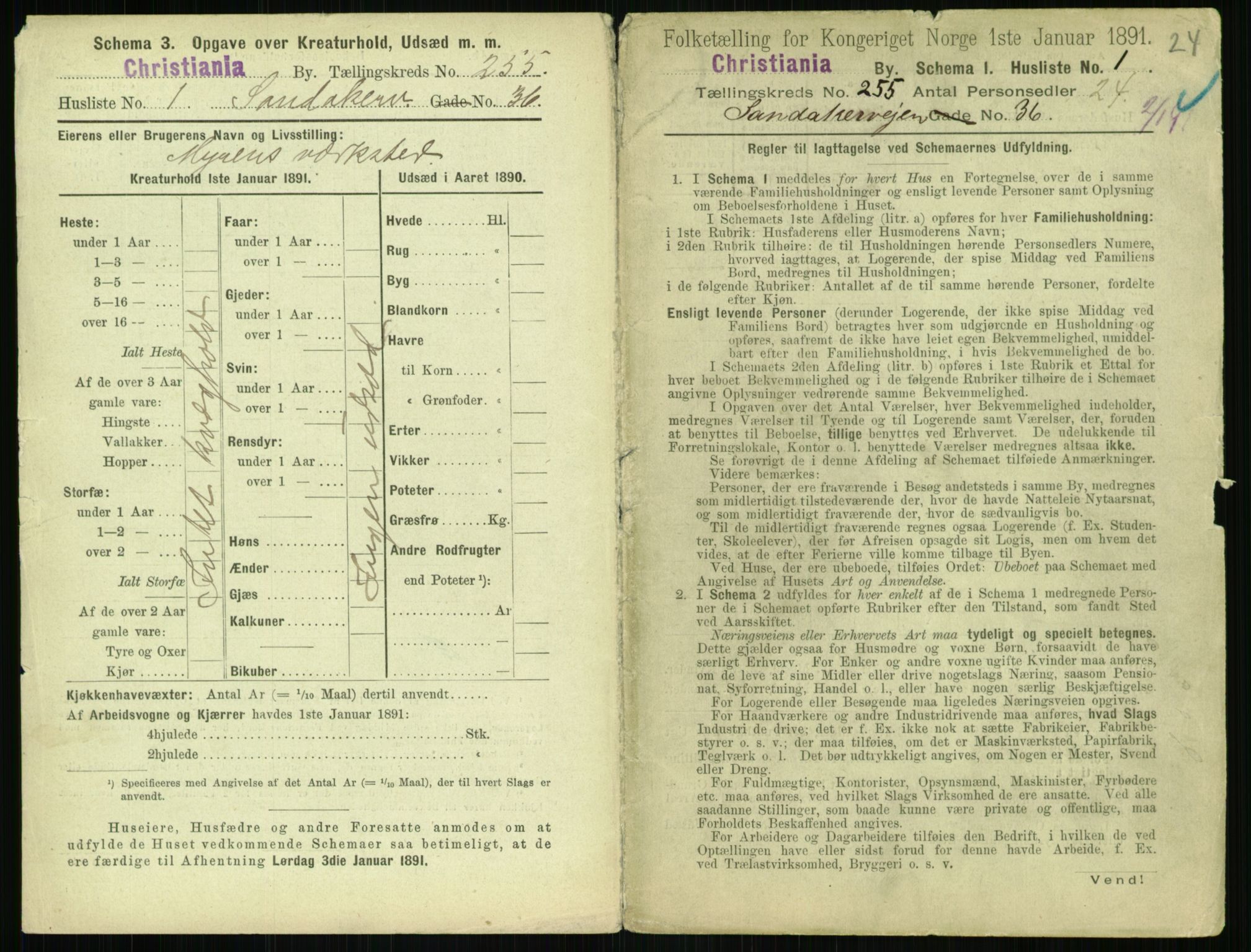 RA, 1891 census for 0301 Kristiania, 1891, p. 154973