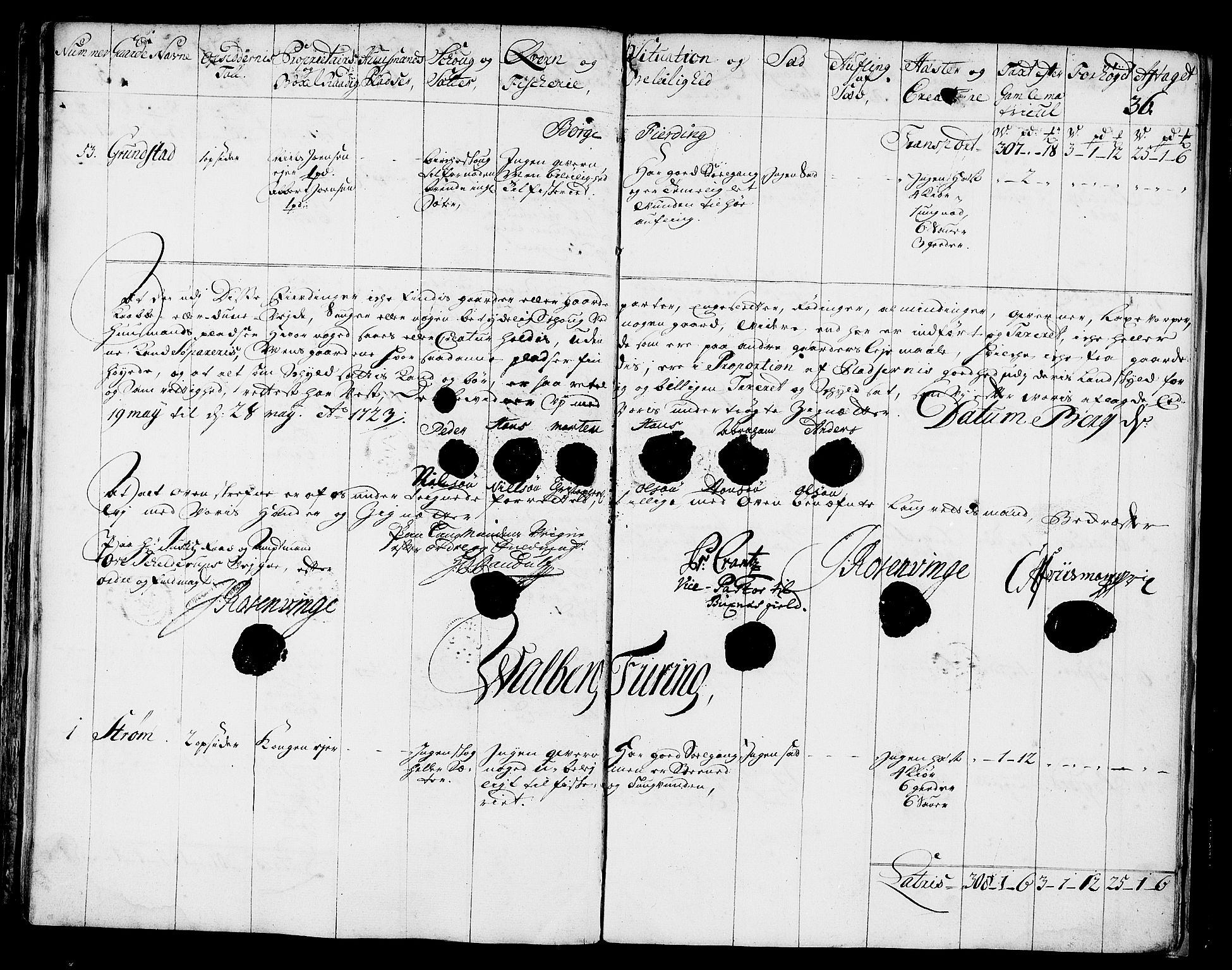 Rentekammeret inntil 1814, Realistisk ordnet avdeling, AV/RA-EA-4070/N/Nb/Nbf/L0174: Lofoten eksaminasjonsprotokoll, 1723, p. 40